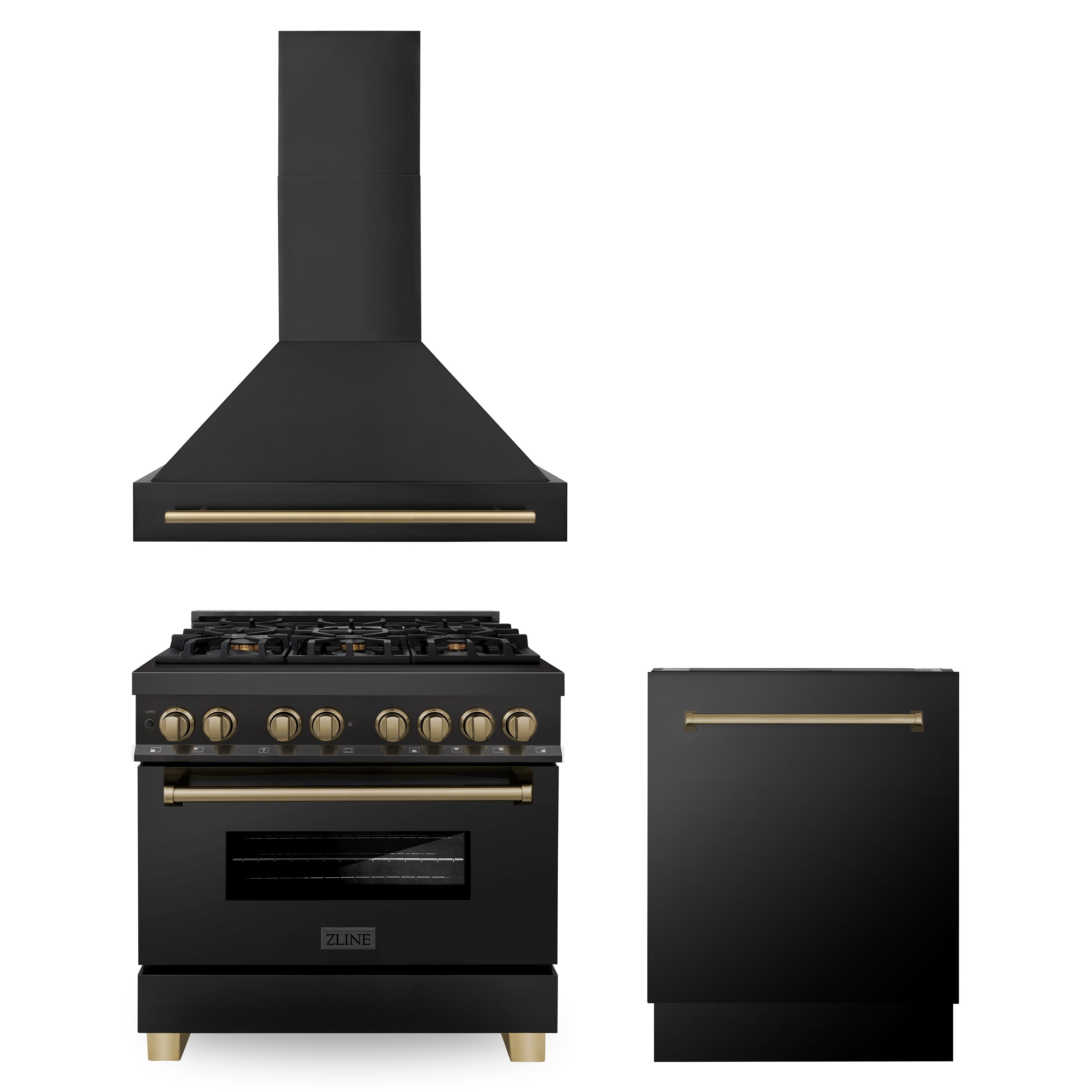 Z-line Kitchen Packages model 3AKP-RABRHDWV36-CB