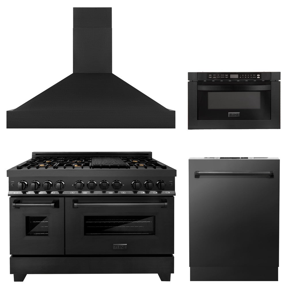 Z-line Kitchen Packages model 4KAPR-RARHDWM30-G