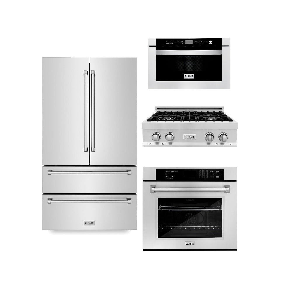 Z-line Kitchen Packages model 4KP-SGRRH36-MWDWV