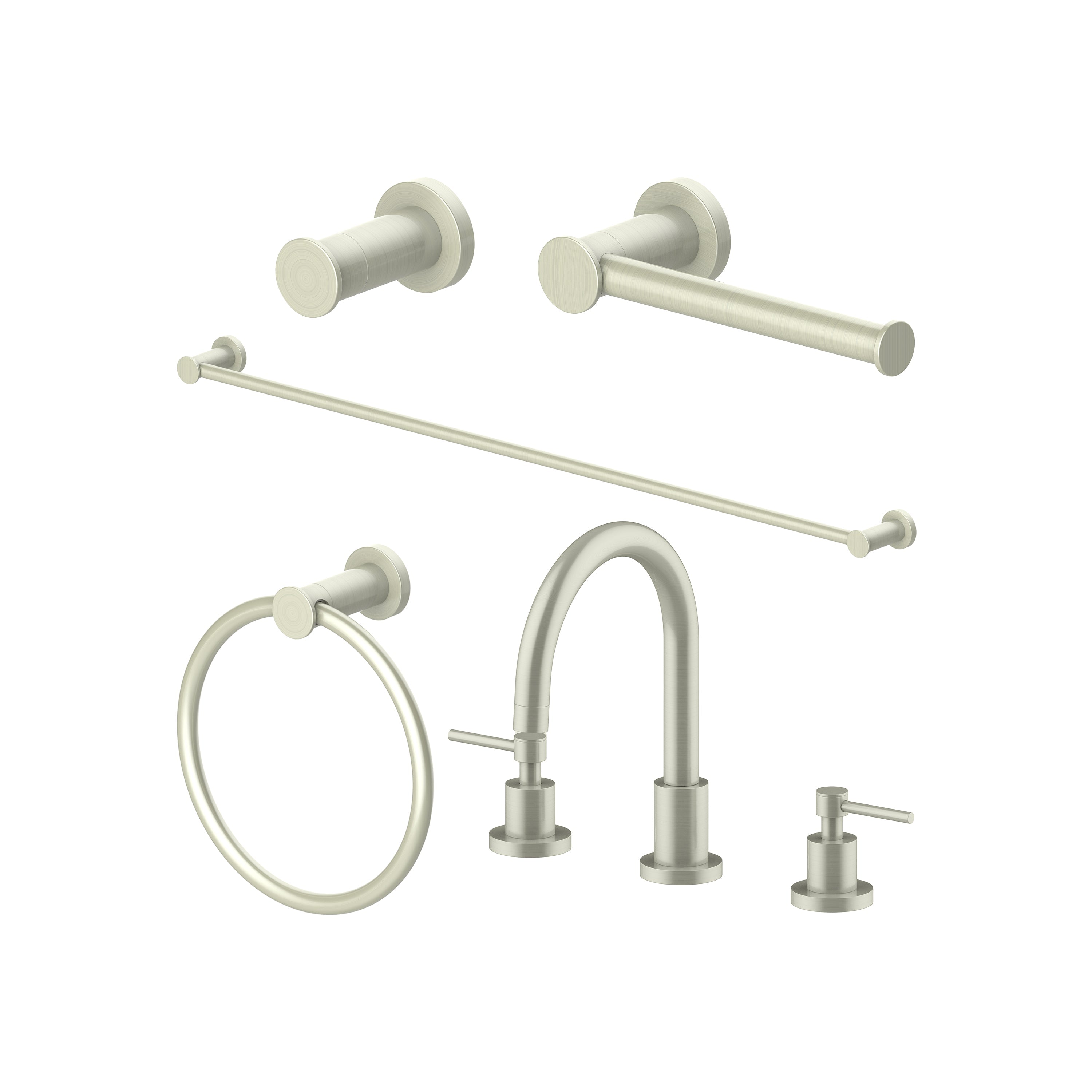 Z-line Bathroom Hardware Sets model 5BP-BLSACCF-BN