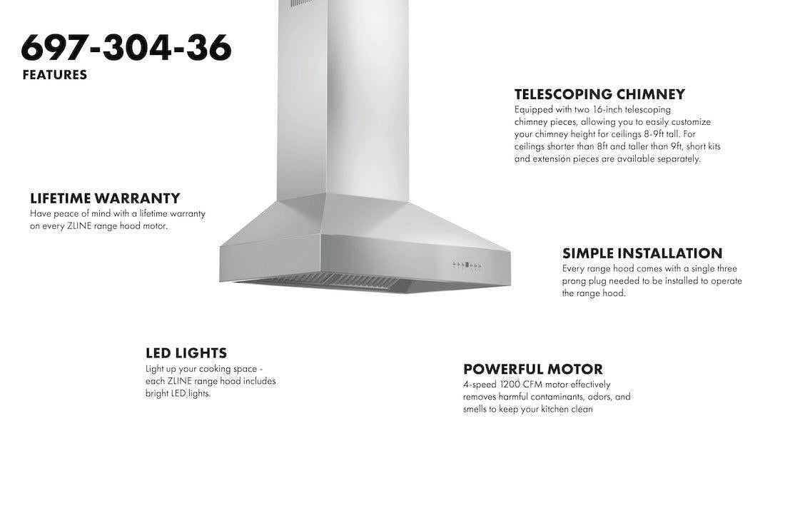Z-line Range Hoods model 695-RS-40-400
