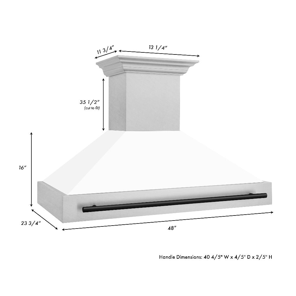 Z-line Range Hoods model 8654SNZ-48-MB