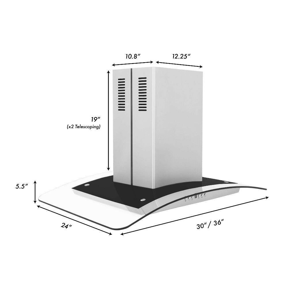 Z-line Range Hoods model GL2i-RS-30-400