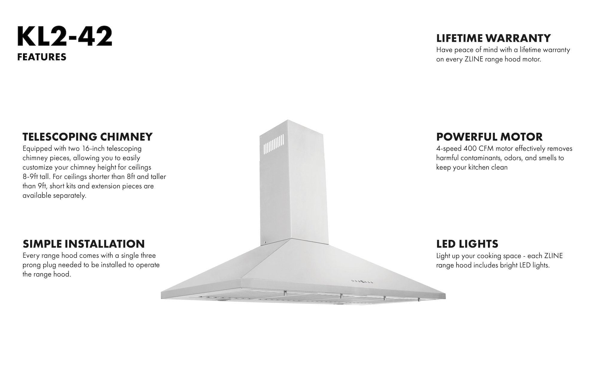 Z-line Range Hoods model KF1-36