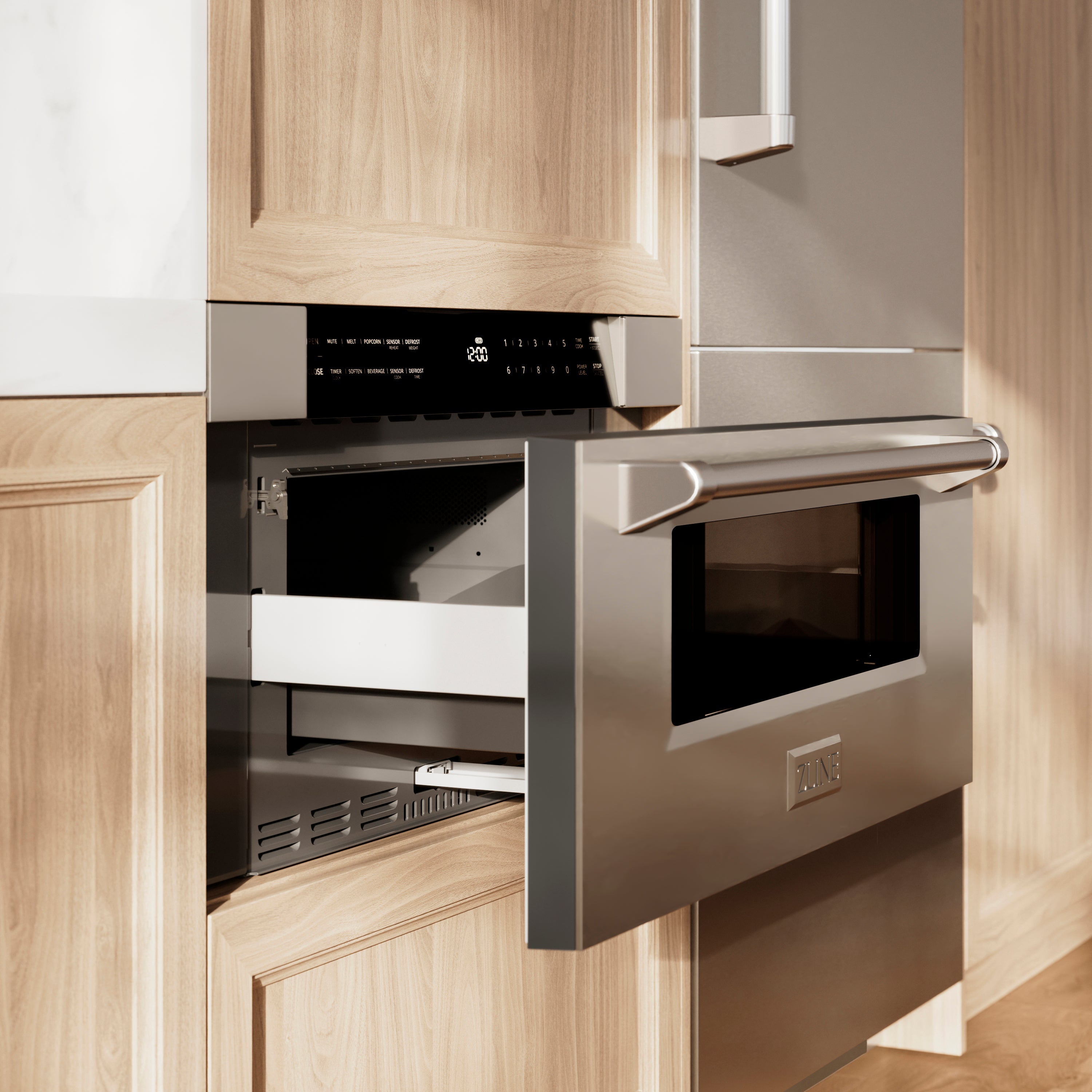 ZLINE 30" 1.2 cu. ft. Built-In Microwave Drawer in Stainless Steel