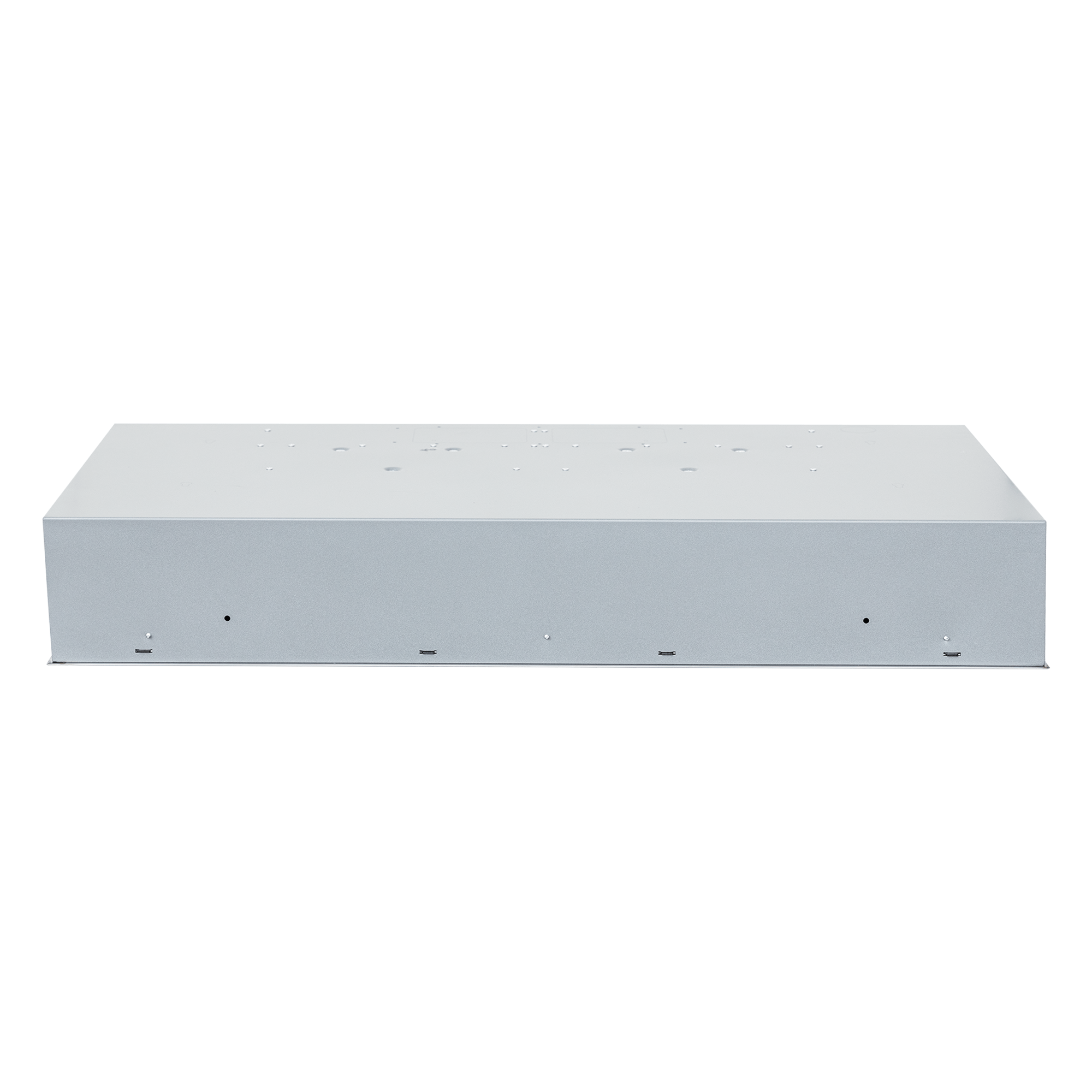 Proline PLGL 185 Insert Slim Range Hood: 430 stainless steel, gray finish, 600 CFM, 28"/34"—ProlineRangeHoods.com.