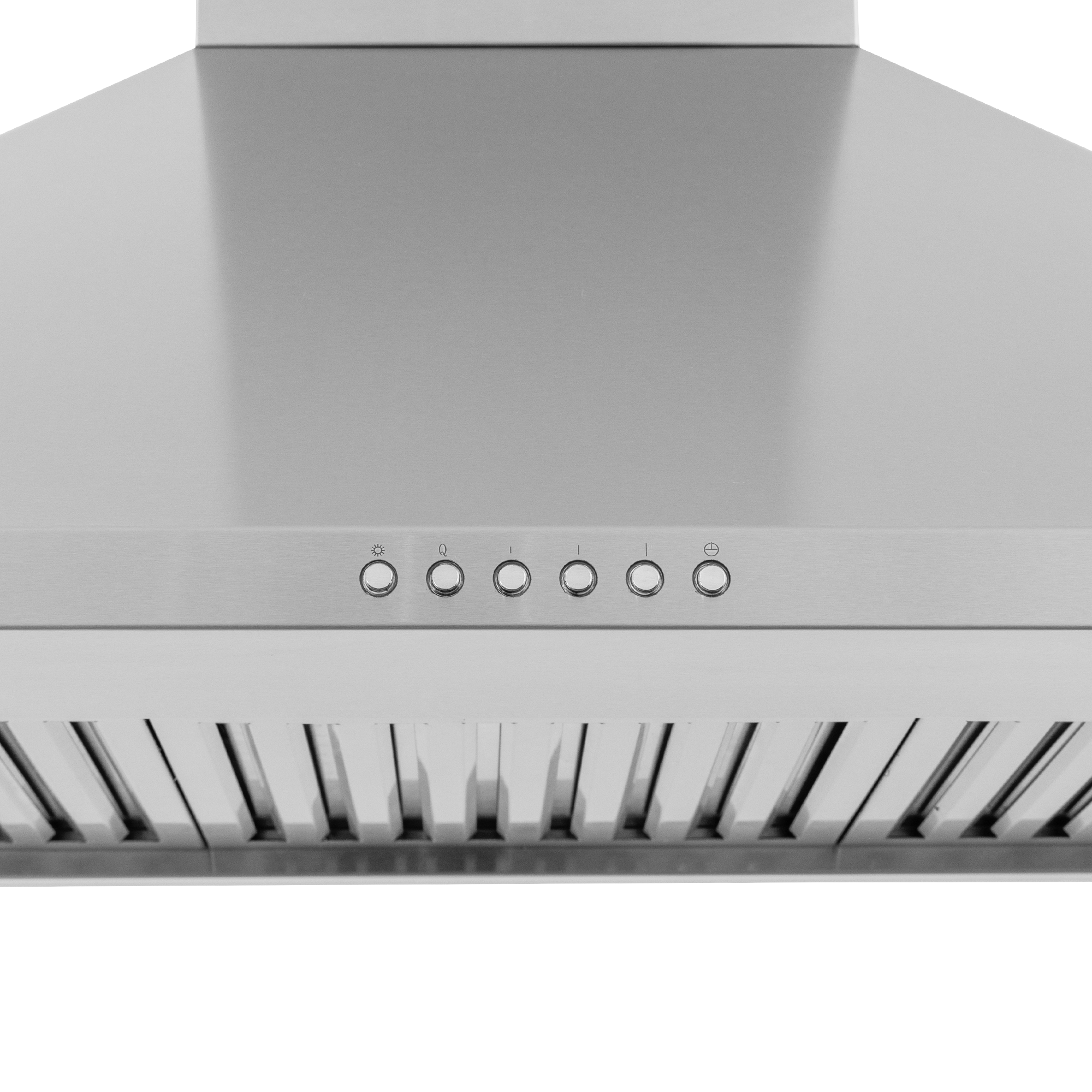 The Proline PLJW 129 RK600, a ductless stainless wall range hood (600 CFM) with controls, from ProlineRangeHoods.com.