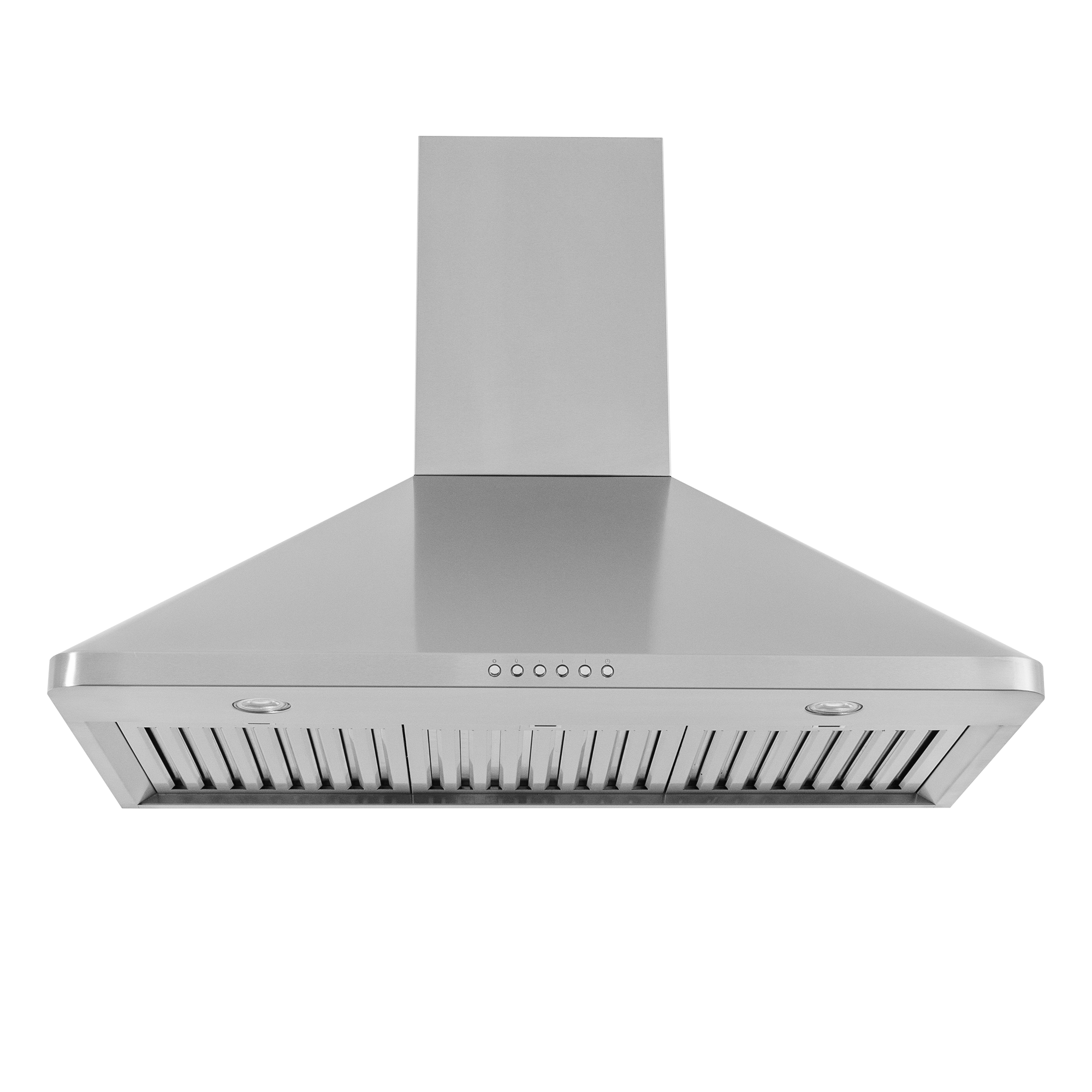 Proline PLJW 129 RK600 ductless stainless steel range hood, 600 CFM, vent & controls. ProlineRangeHoods.com.