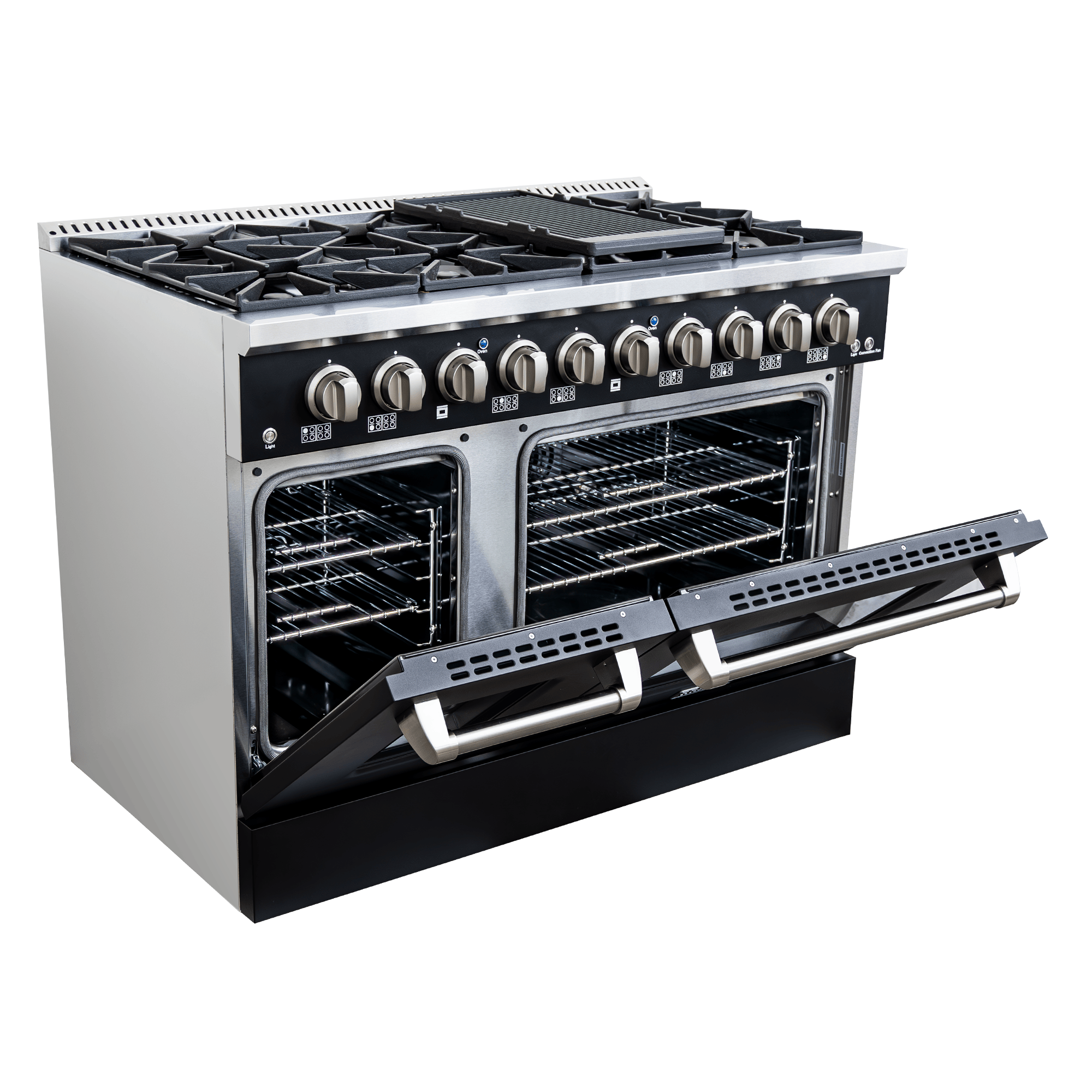 Proline PLSR 48" Gas Range - Matte Black - View 3