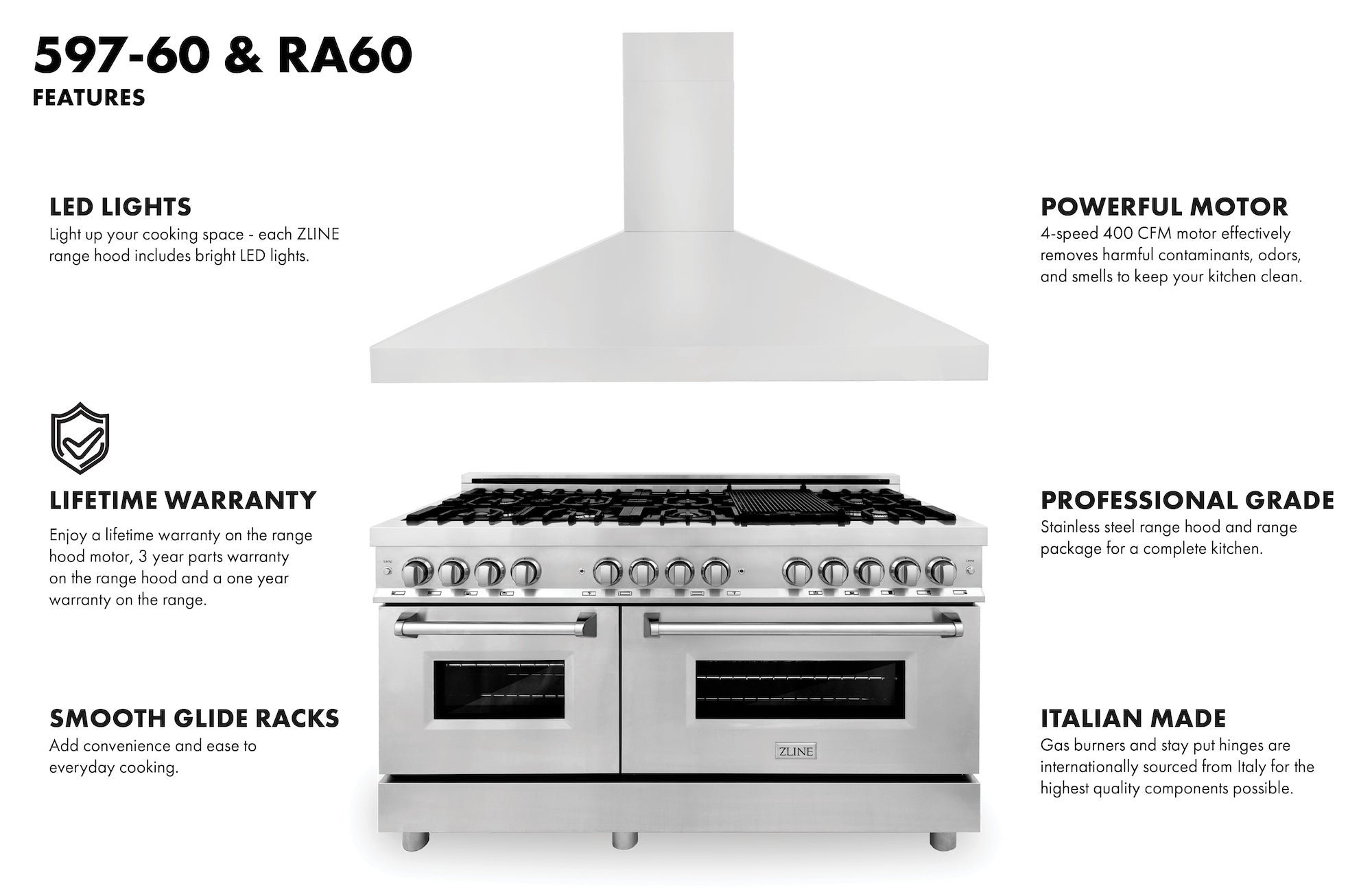 Z-line Kitchen Packages model 2KP-RARH60