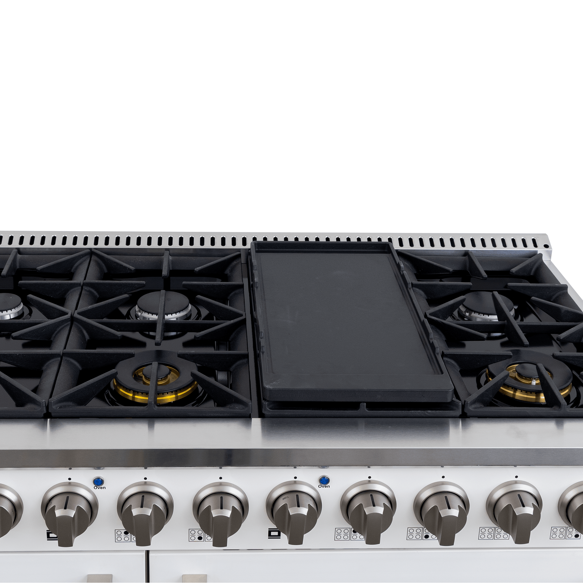 Proline PLSR 48" Gas Range - Glossy White - View 5