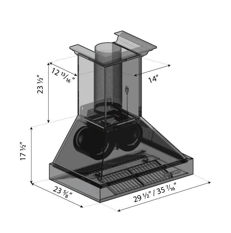 Z-line Range Hoods model 321TT-RD-30