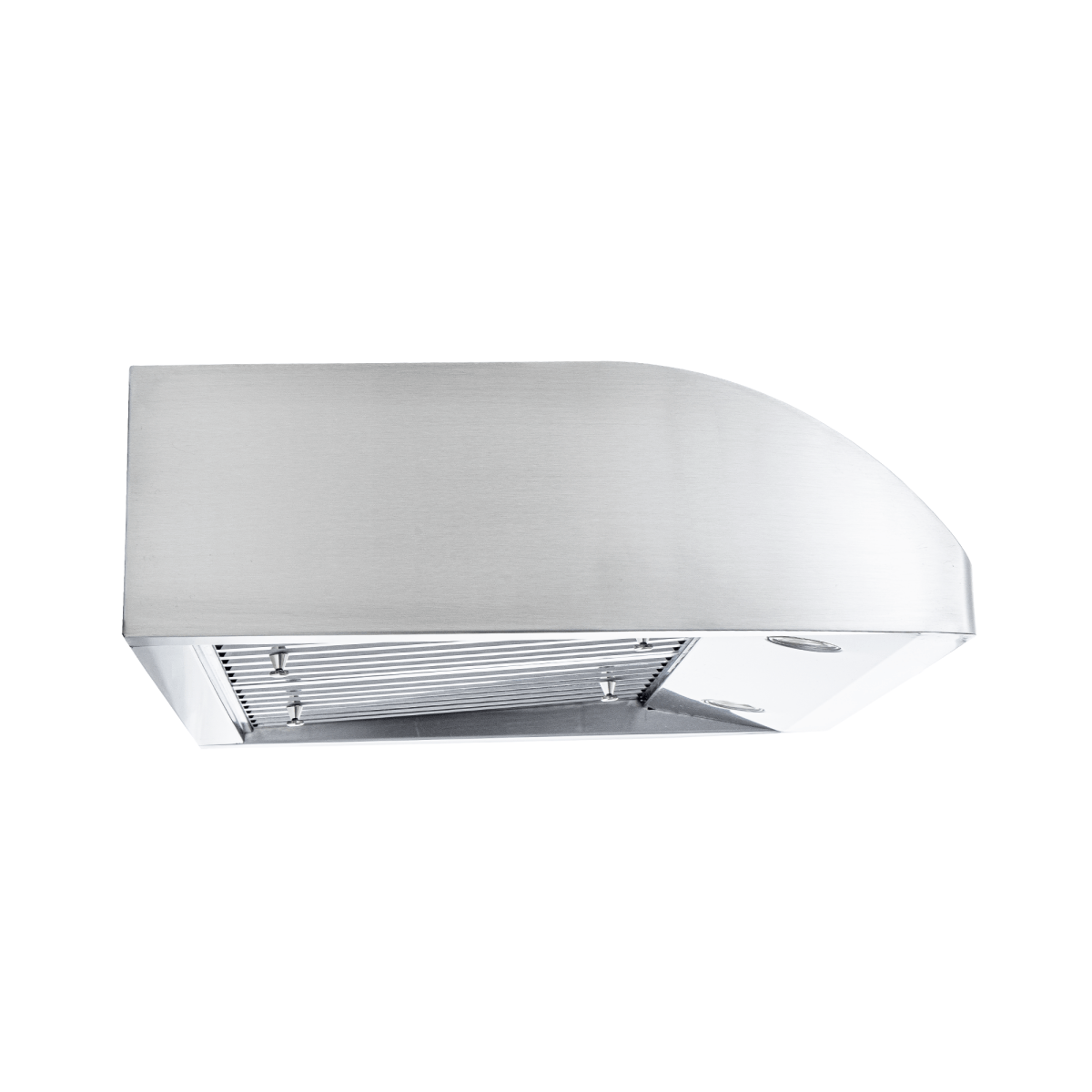 The Proline Range Hoods PLJW 125 is a low-profile, stainless steel range hood with 900 CFM airflow. ProlineRangeHoods.com.