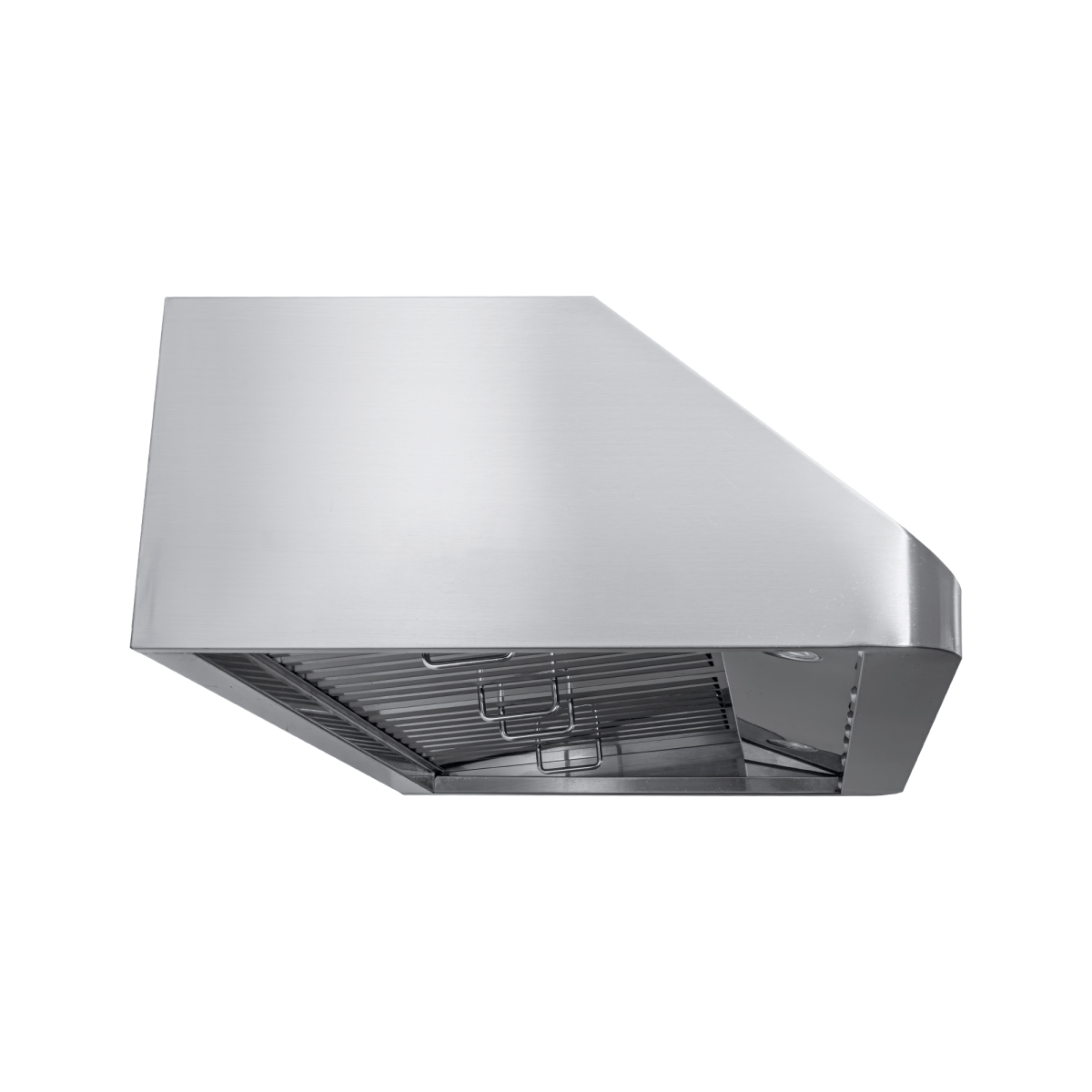 Proline PLJW 120 under cabinet range hood, stainless steel, 900/1800 CFM, ductless option. ProlineRangeHoods.com.