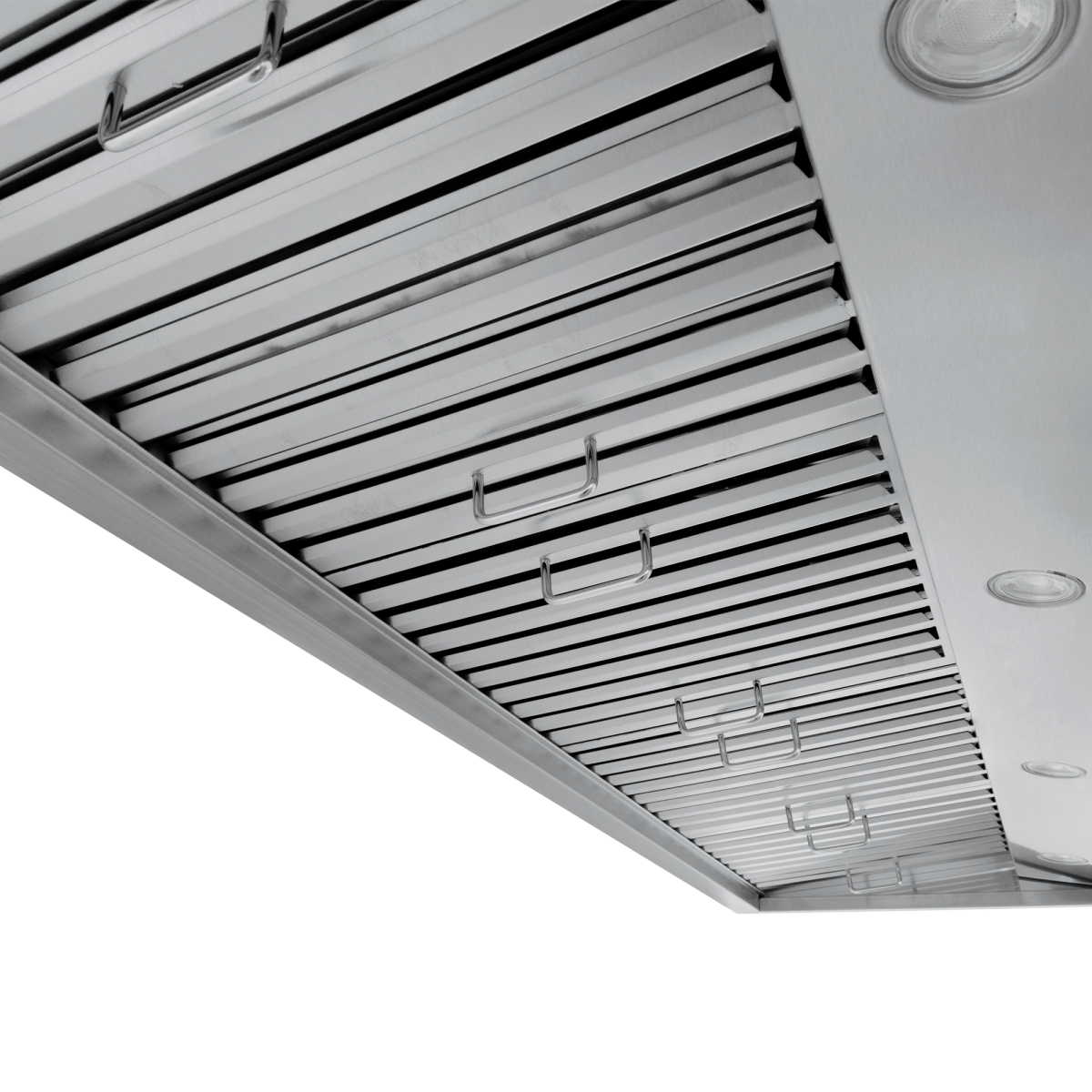 PLJW 120 Under Cabinet Range Hood, stainless steel, 900/1800 CFM, lights, ductless—ProlineRangeHoods.com.