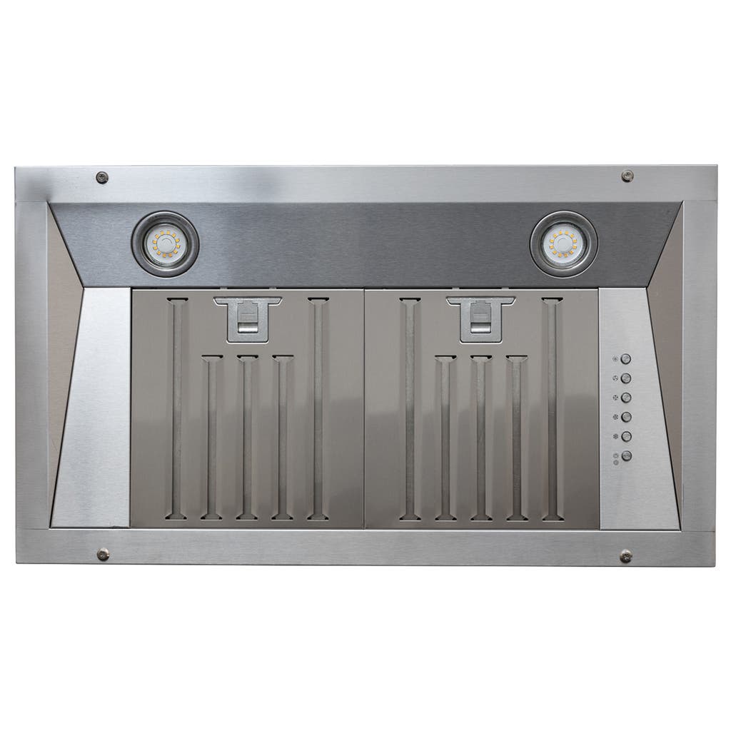 The Proline PLGL Classic Range Hood Insert at ProlineRangeHoods.com offers sleek stainless steel, dual lights, 1200 CFM.