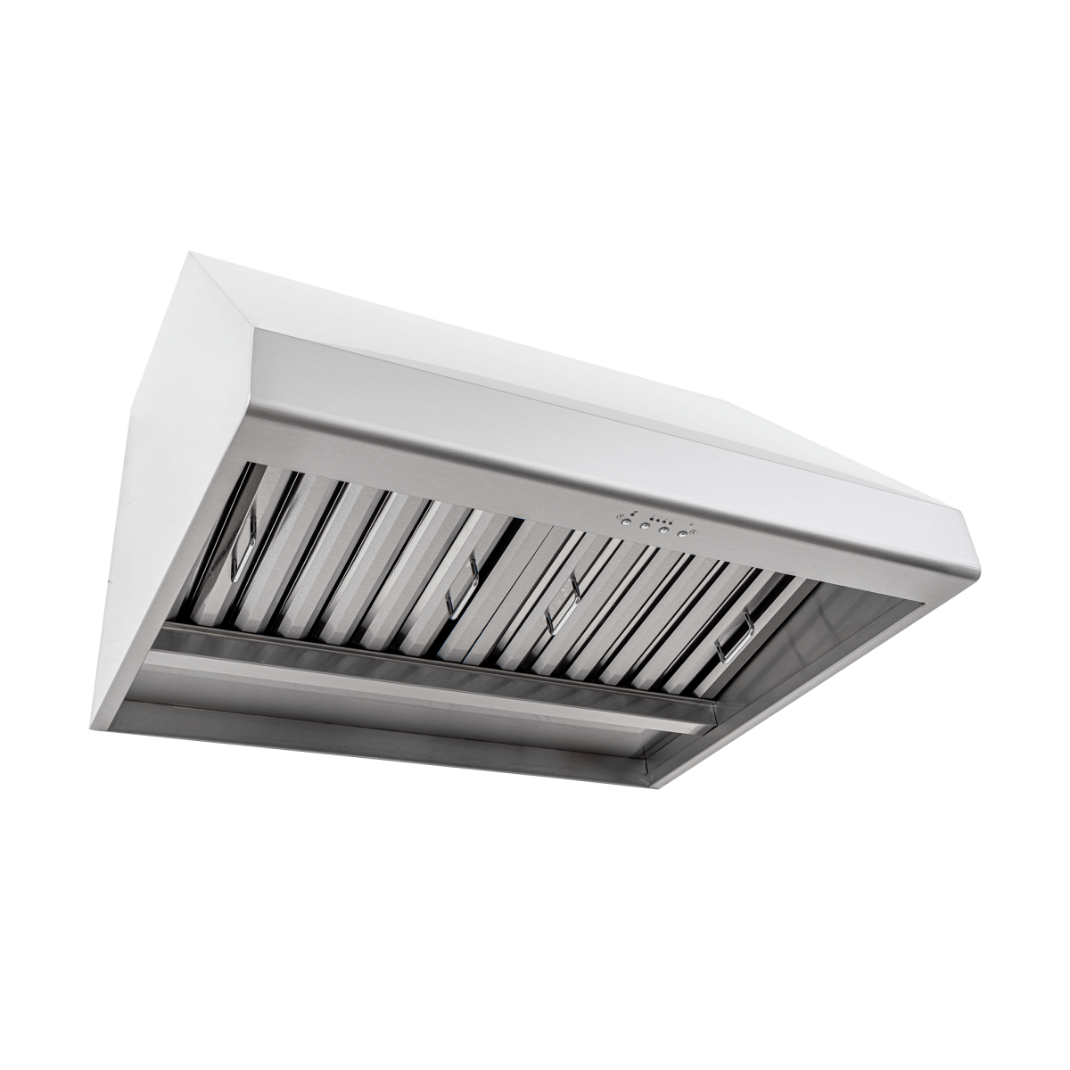 Proline PLJW 108 Under Cabinet Range Hood, stainless steel, 1000/2000 CFM. ProlineRangeHoods.com, white background.