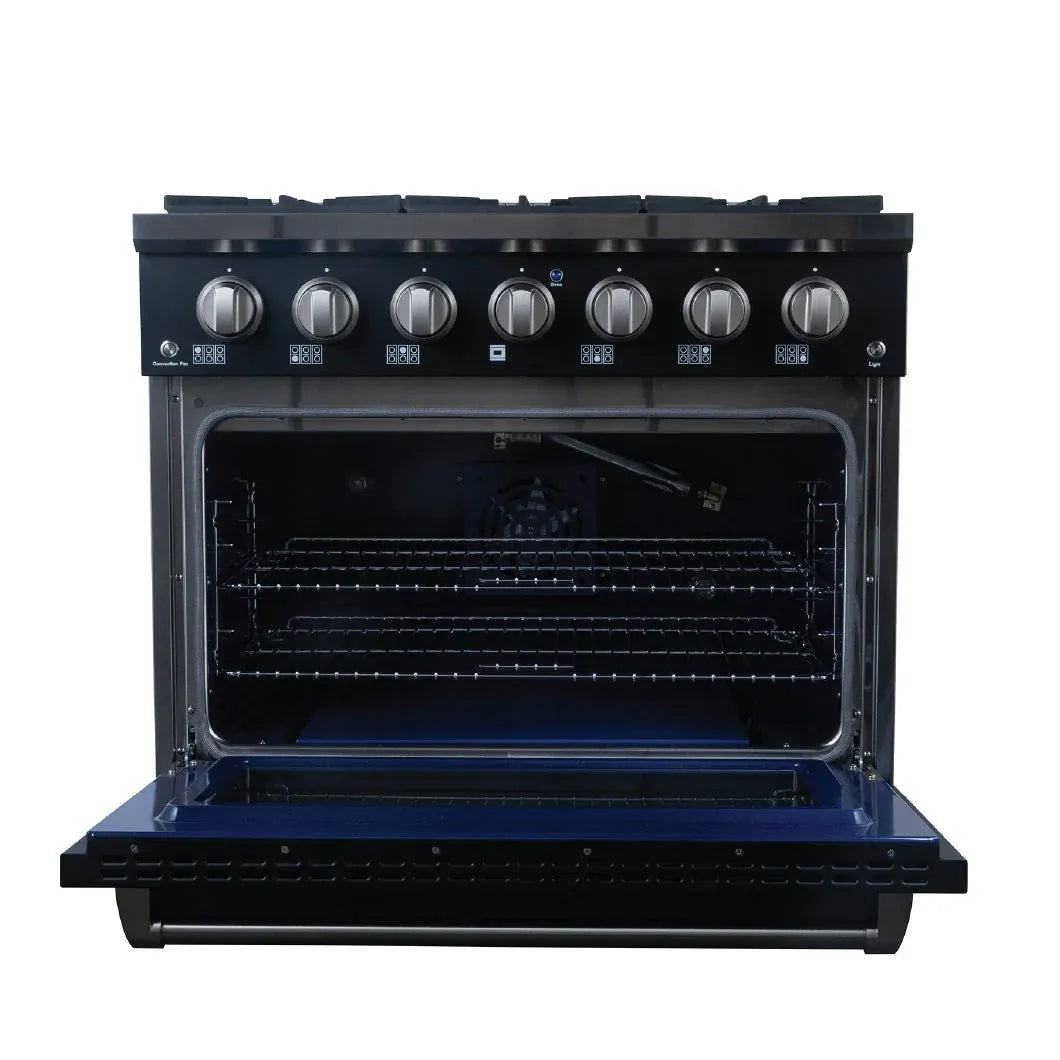 Proline Range Hoods Home & Garden > Kitchen & Dining > Kitchen Appliances > Ranges Proline PLSR 30, 36, and 48" Gas Range - 15,000 BTUs Available in Stainless Steel, Matte Black, Gloss White options