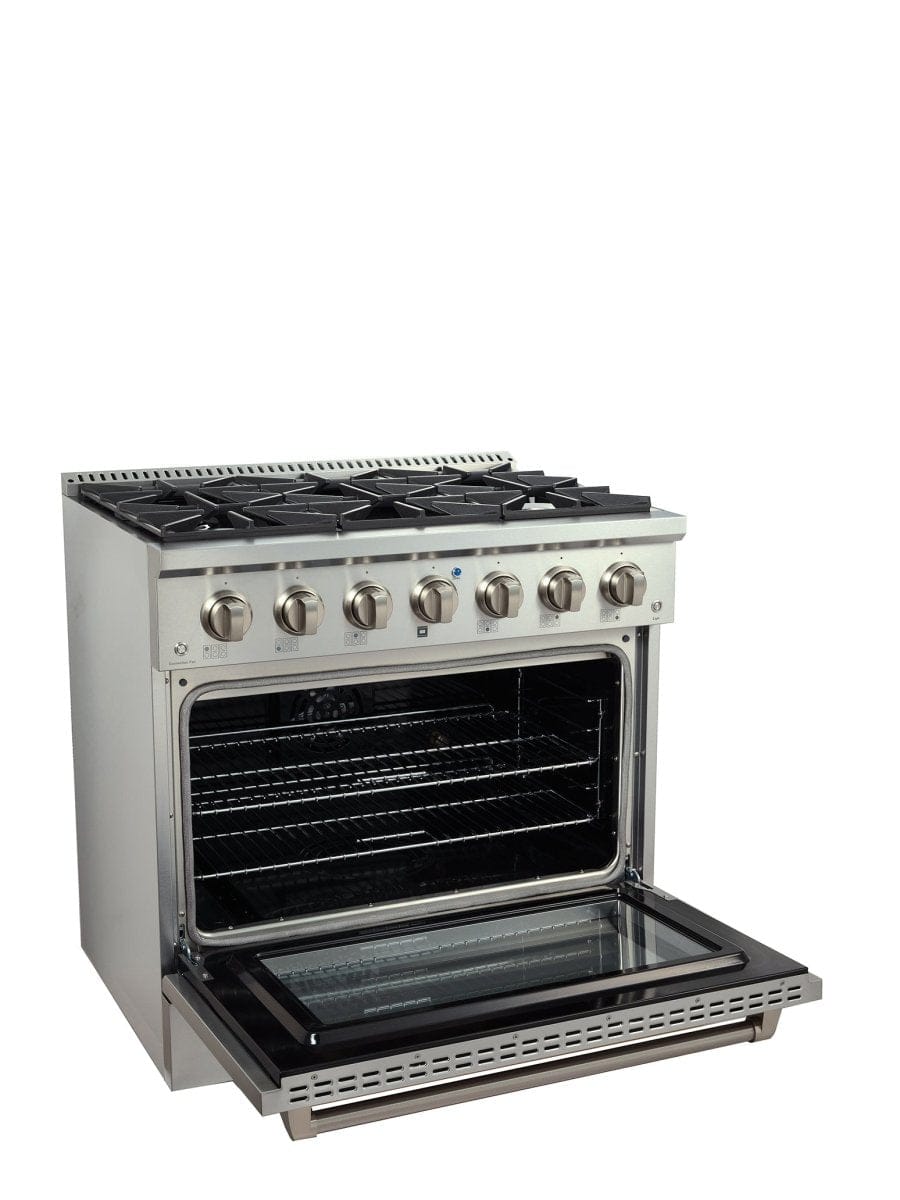 Proline PLSR 36" Gas Range - Stainless Steel - View 2