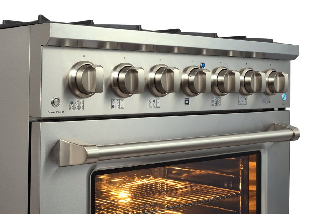 Proline PLSR 36" Gas Range - Stainless Steel - View 3