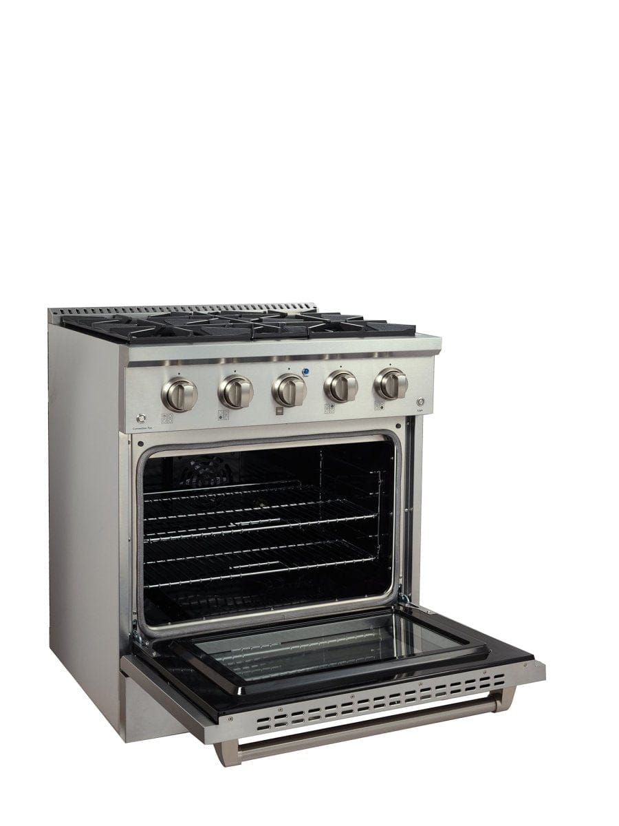 Proline Range Hoods Home & Garden > Kitchen & Dining > Kitchen Appliances > Ranges Proline PLSR 30, 36, and 48" Gas Range - 15,000 BTUs Available in Stainless Steel, Matte Black, Gloss White options