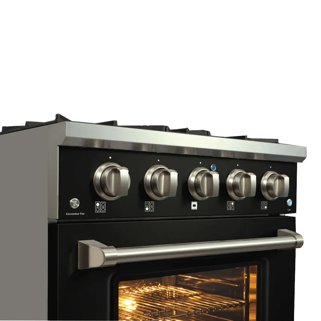 Proline PLSR 36" Gas Range - Matte Black - View 3
