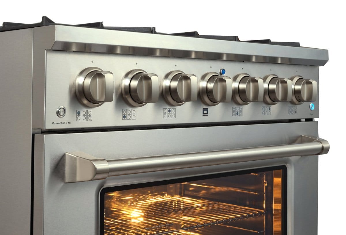 Proline Range Hoods Home & Garden > Kitchen & Dining > Kitchen Appliances > Ranges Proline PLSR Dual Fuel Kitchen Range 15,000 BTUs Available in Stainless Steel, Matte Black, Gloss White options