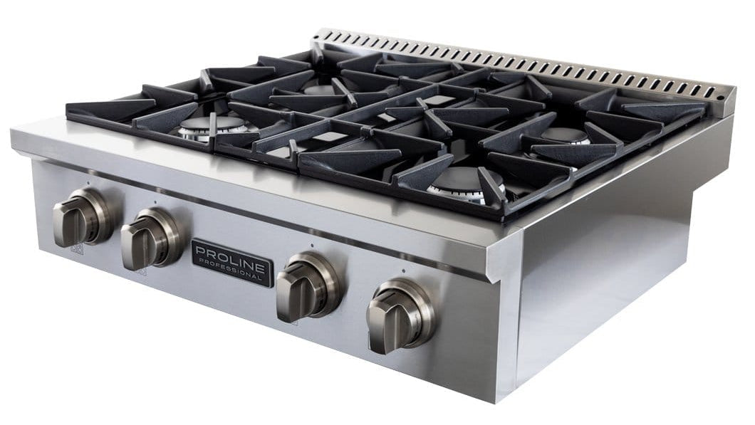 Proline PLST 30" Gas Rangetop - Stainless Steel - View 3
