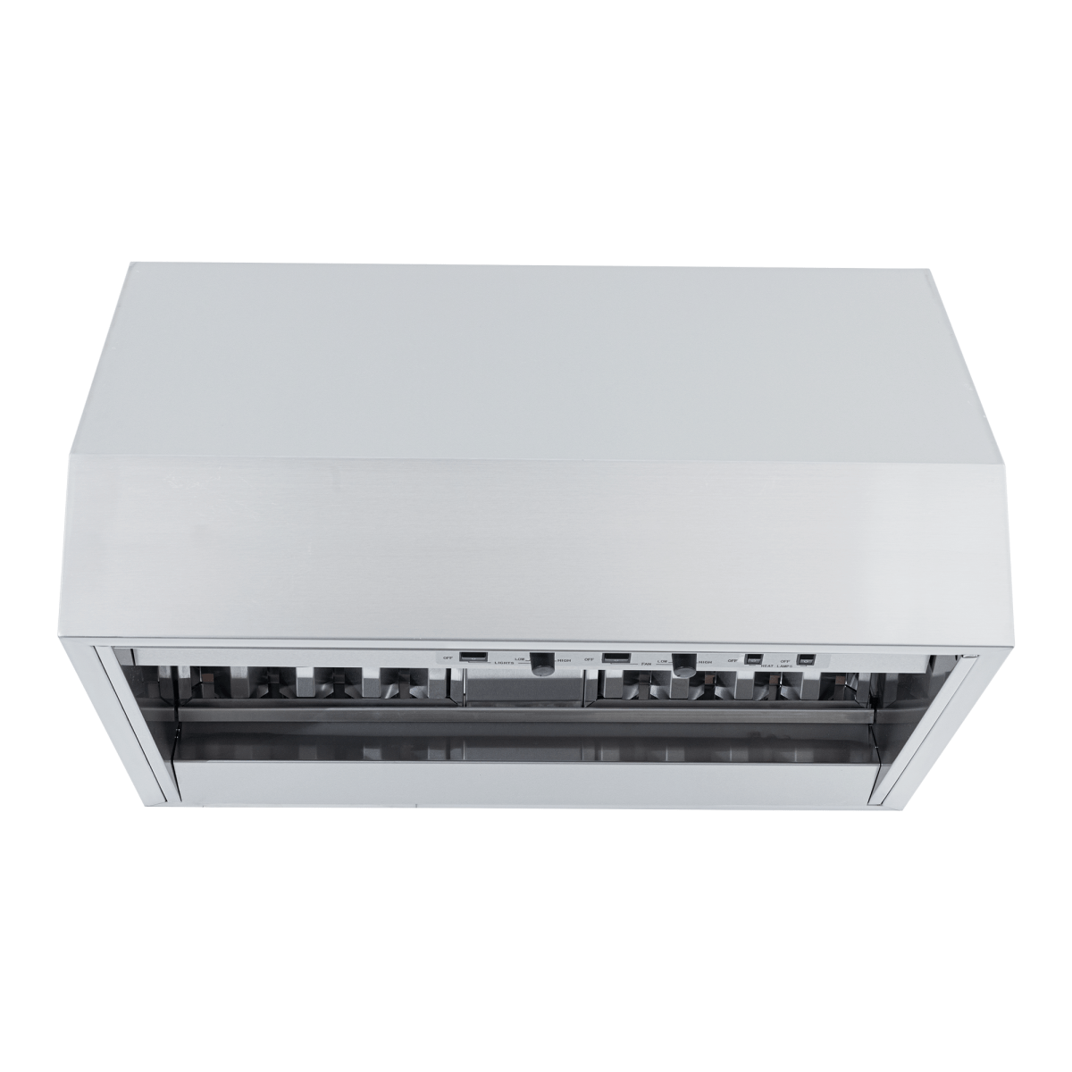 Proline ProVW Ducted Under-Cabinet Range Hood has a sleek stainless finish, variable CFM, from ProlineRangeHoods.com.