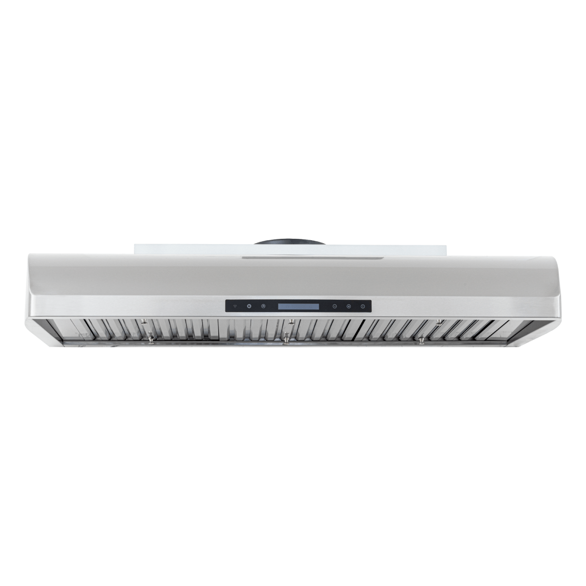 Proline PLJW 117 under-cabinet range hood, stainless steel, 900 CFM airflow. Ductless option. ProlineRangeHoods.com.