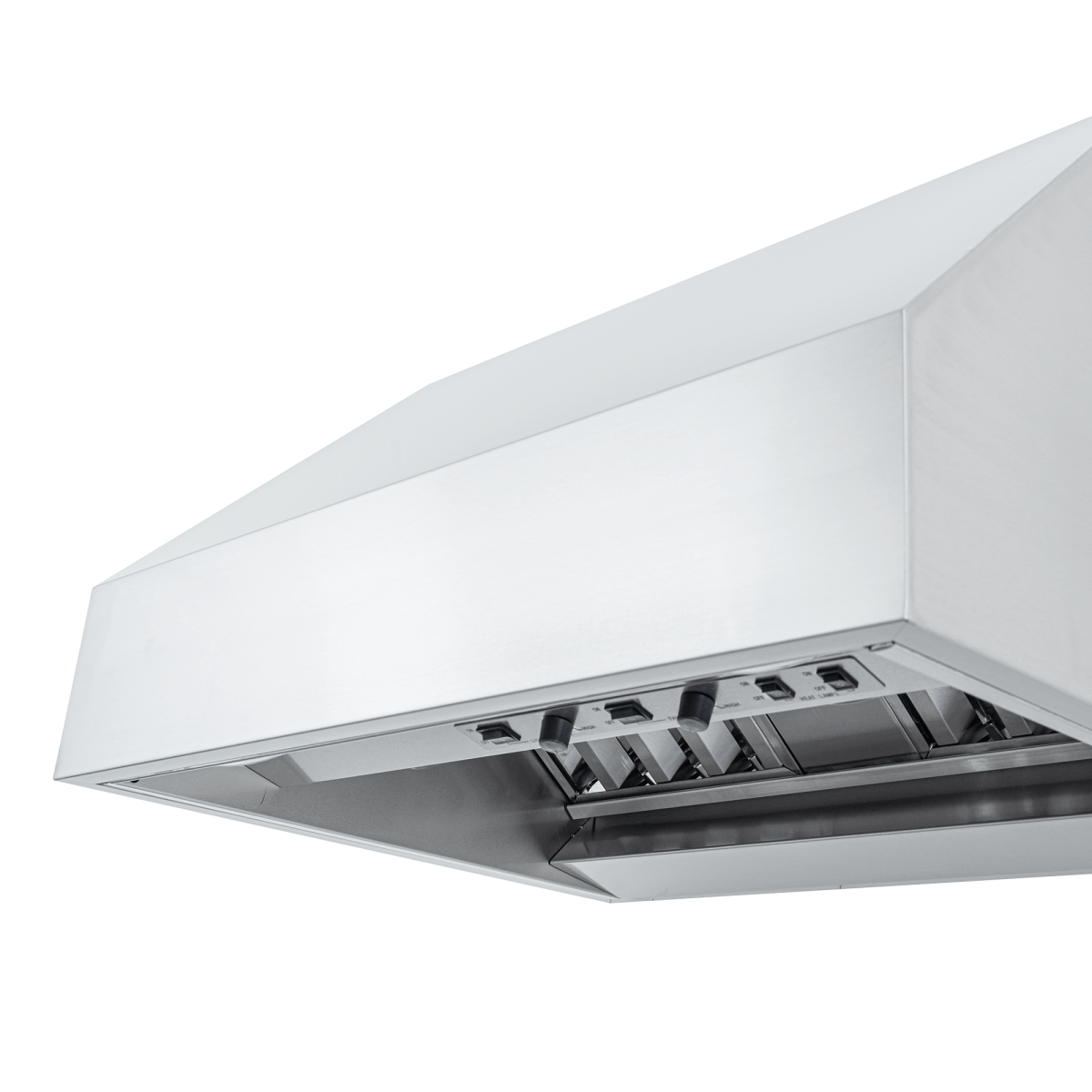 ProVW Under-Cabinet Range Hood with stainless steel, variable CFM, outdoor finish. ProlineRangeHoods.com.