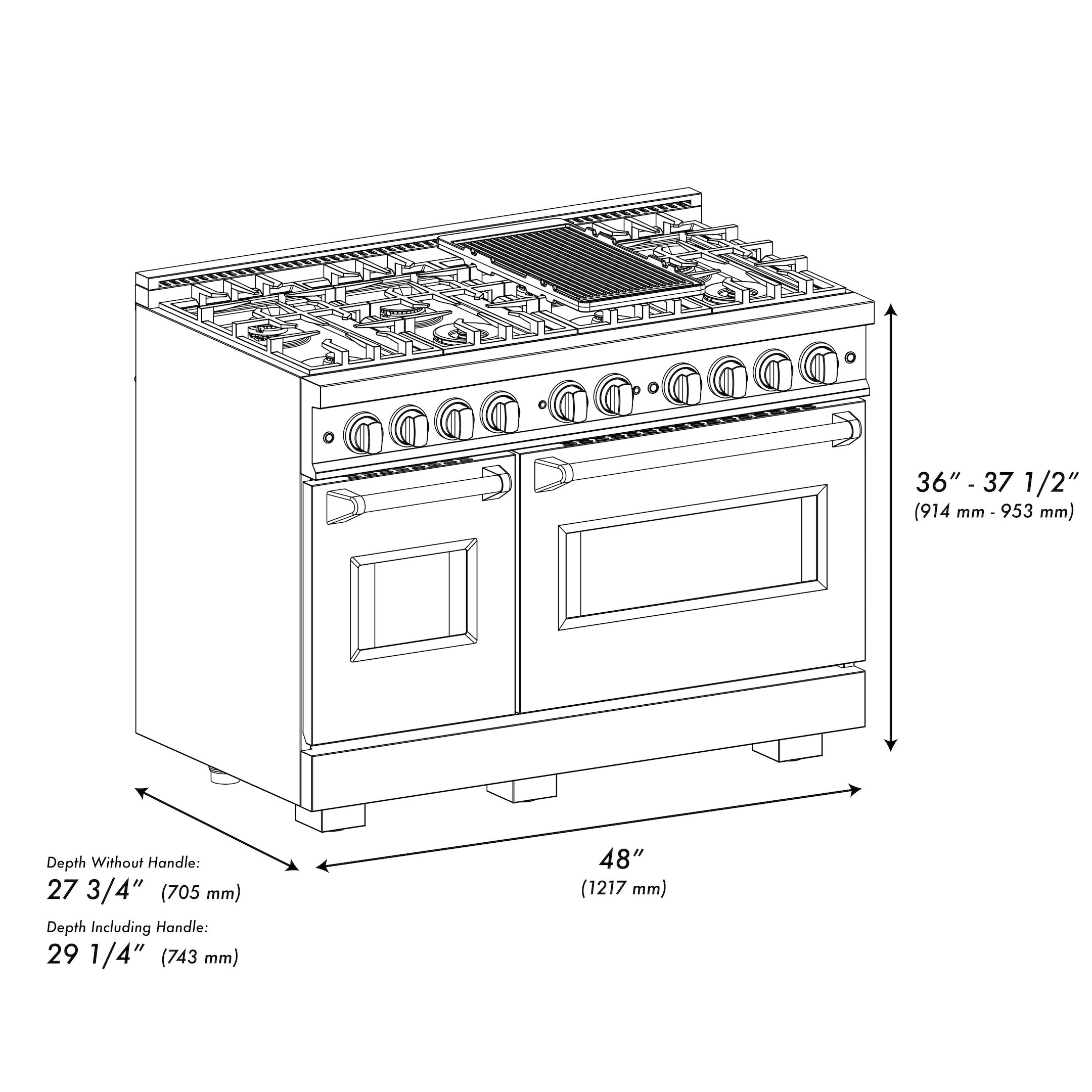 Z-line Ranges model CGRZ-WM-48-G