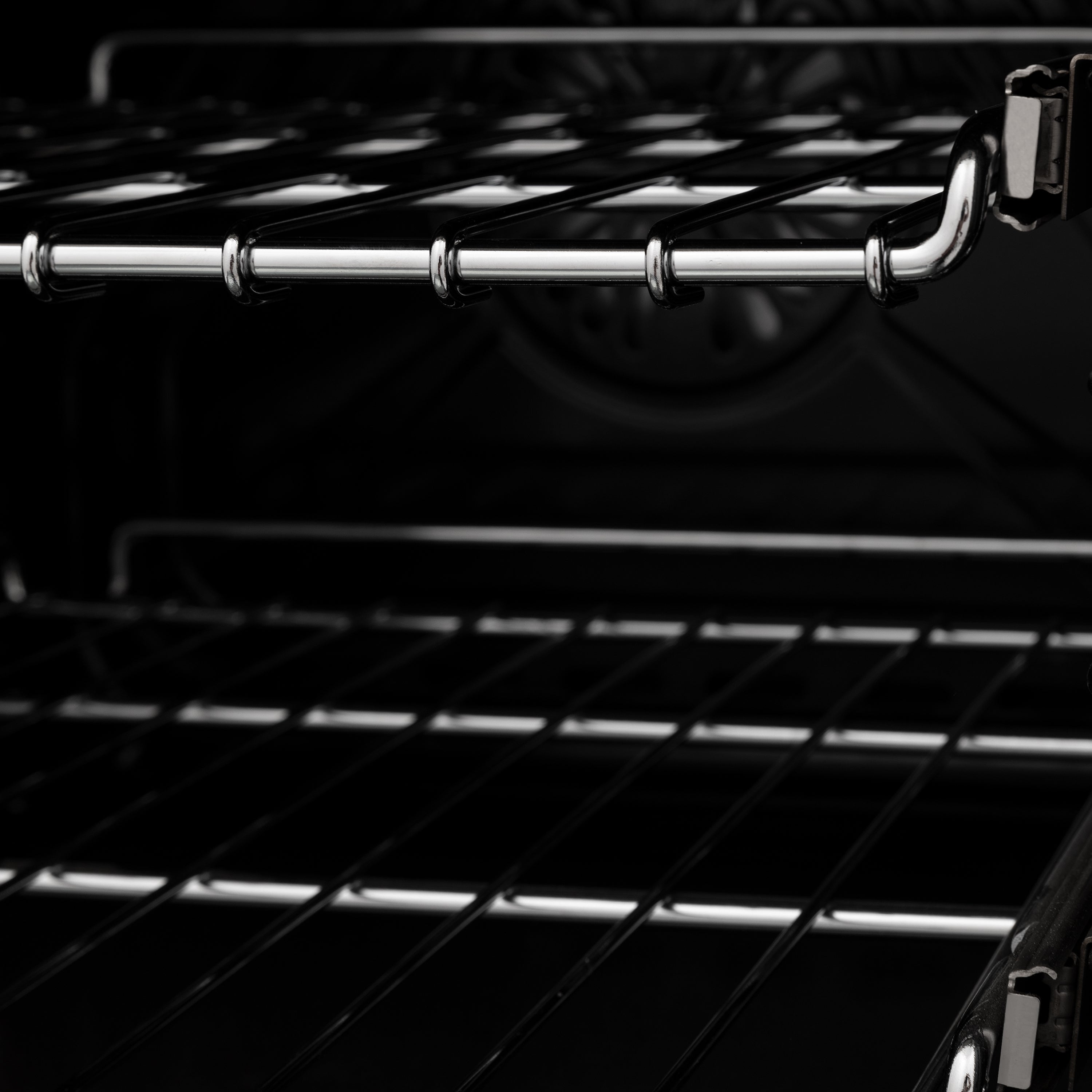 ZLINE Autograph Edition 48 in. 6.0 cu. ft. Legacy Dual Fuel Range with 7 Burner Gas Cooktop and 2 Electric Ovens in Satin Stainless Steel with Black Matte Doors and Polished Gold Accents (RASZ-BLM-48-G)