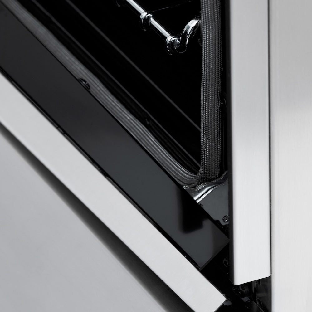 ZLINE Autograph Edition 48 in. 6.0 cu. ft. Legacy Dual Fuel Range with 7 Burner Gas Cooktop and 2 Electric Ovens in Stainless Steel and Champagne Bronze Accents (RAZ-48-CB)