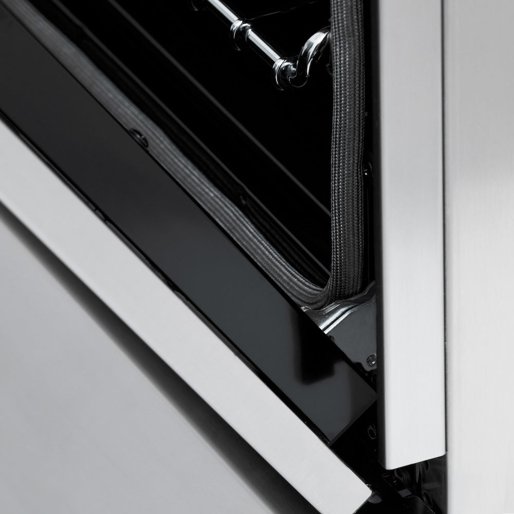 ZLINE Autograph Edition 48 in. 6.0 cu. ft. Legacy Dual Fuel Range with 7 Burner Gas Cooktop and 2 Electric Ovens in Stainless Steel and Champagne Bronze Accents (RAZ-48-CB)