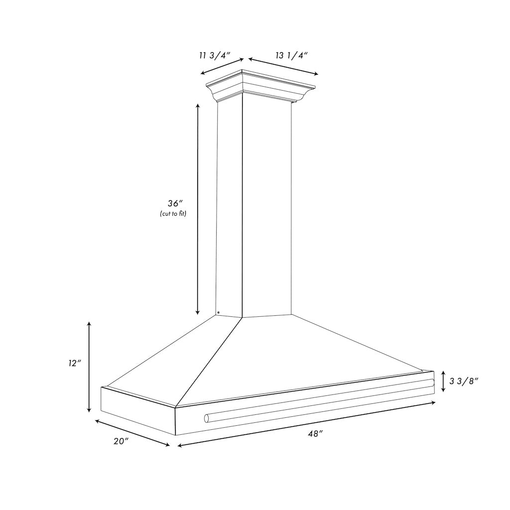 Z-line Range Hoods model KB4SNZ-36-CB