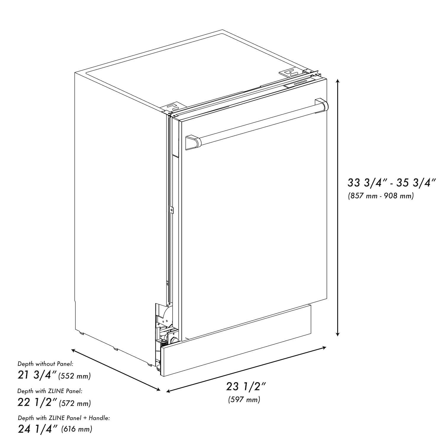 Z-line Dishwashers model DWV-304-18