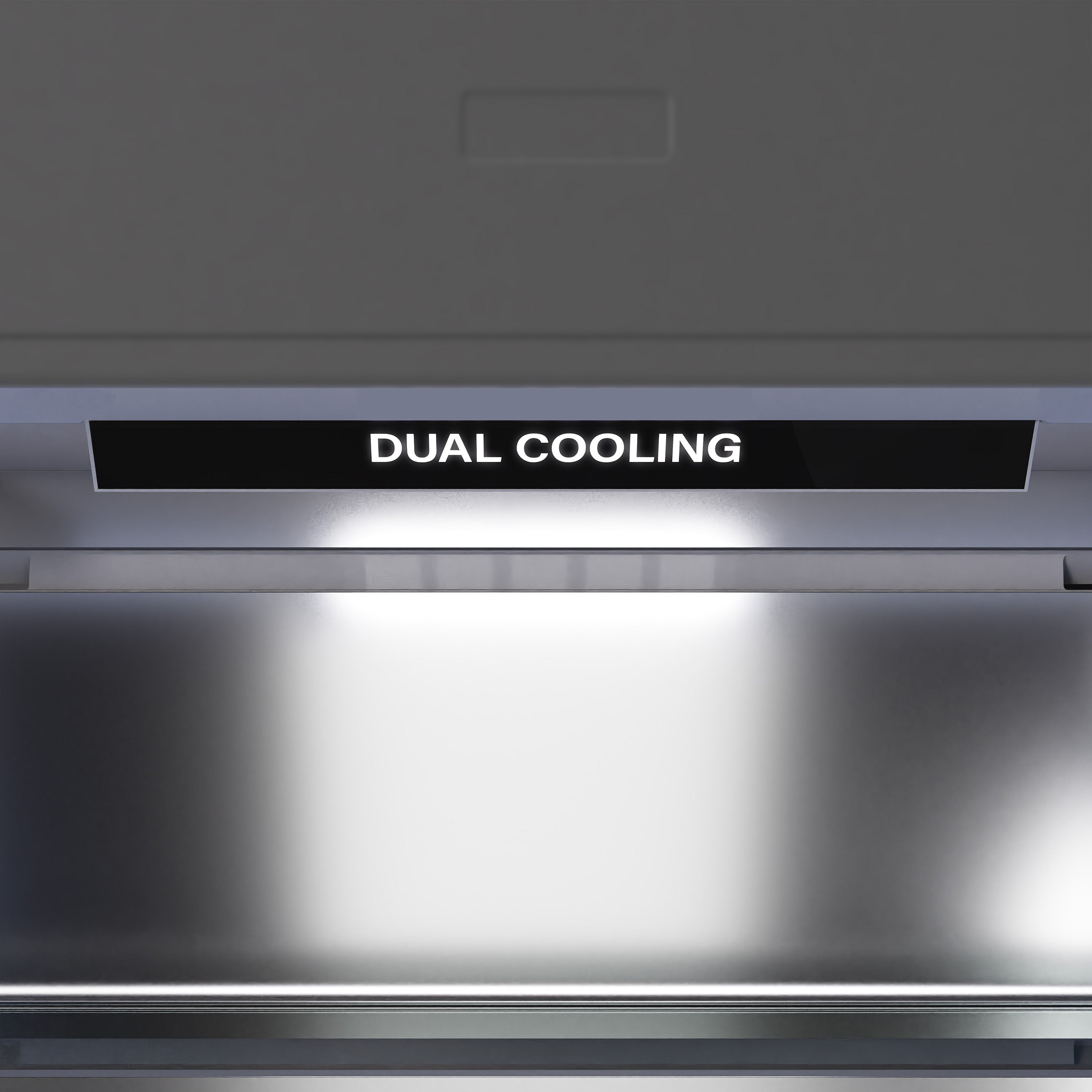 ZLINE Autograph Edition 36 in. 19.8 cu. ft. Built-In Bottom Freezer Refrigerator with Water Dispenser and Ice Maker in Black Stainless Steel with Graphite Gray Interior and Polished Gold Accents (GRBITZ-BS-36-G)