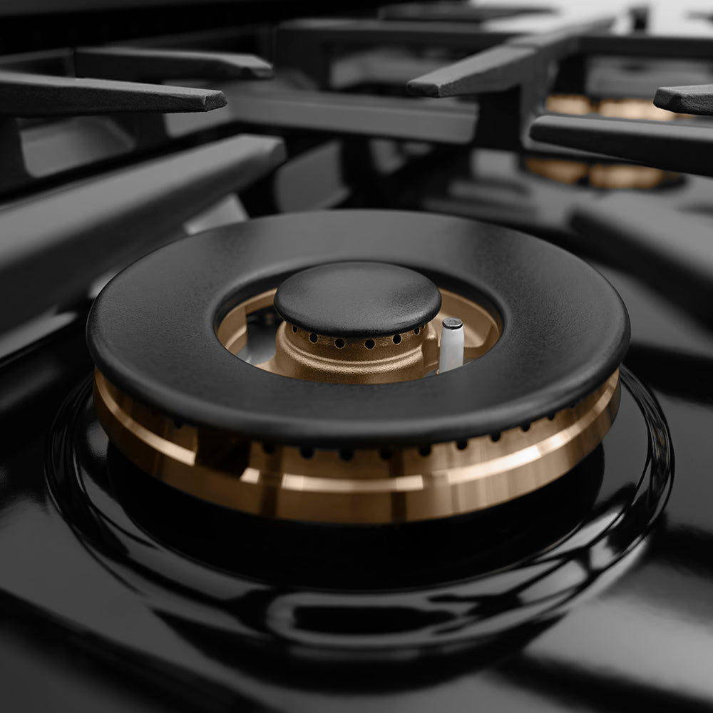 ZLINE 30 in. 4.2 cu. ft. Classic Dual Fuel Range with 4 Burner DuoPro™ Cooktop and Electric Convection Oven in Satin Stainless Steel (PCDRS-30)