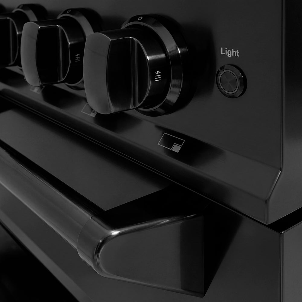 ZLINE 36 in. 5.2 cu. ft. Classic Dual Fuel Range with 6 Burner DuoPro™ Cooktop and Electric Convection Oven in Satin Stainless Steel (PCDRS-36)