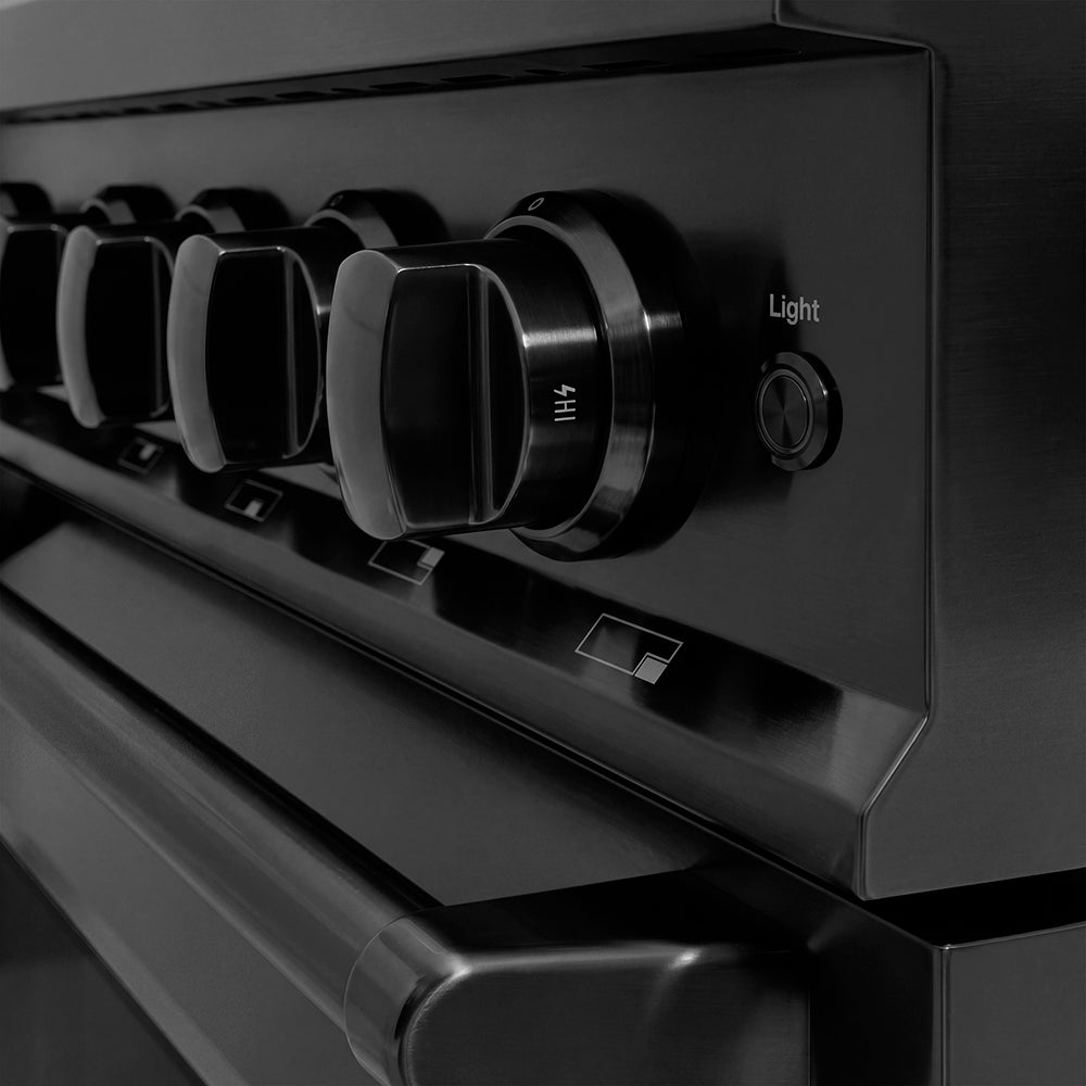 ZLINE 48 in. 6.7 cu. ft. Classic Dual Fuel Range with 8 Burner DuoPro™ Cooktop and Dual Ovens in Satin Stainless Steel with White Matte Doors (PCDRS-WM-48)