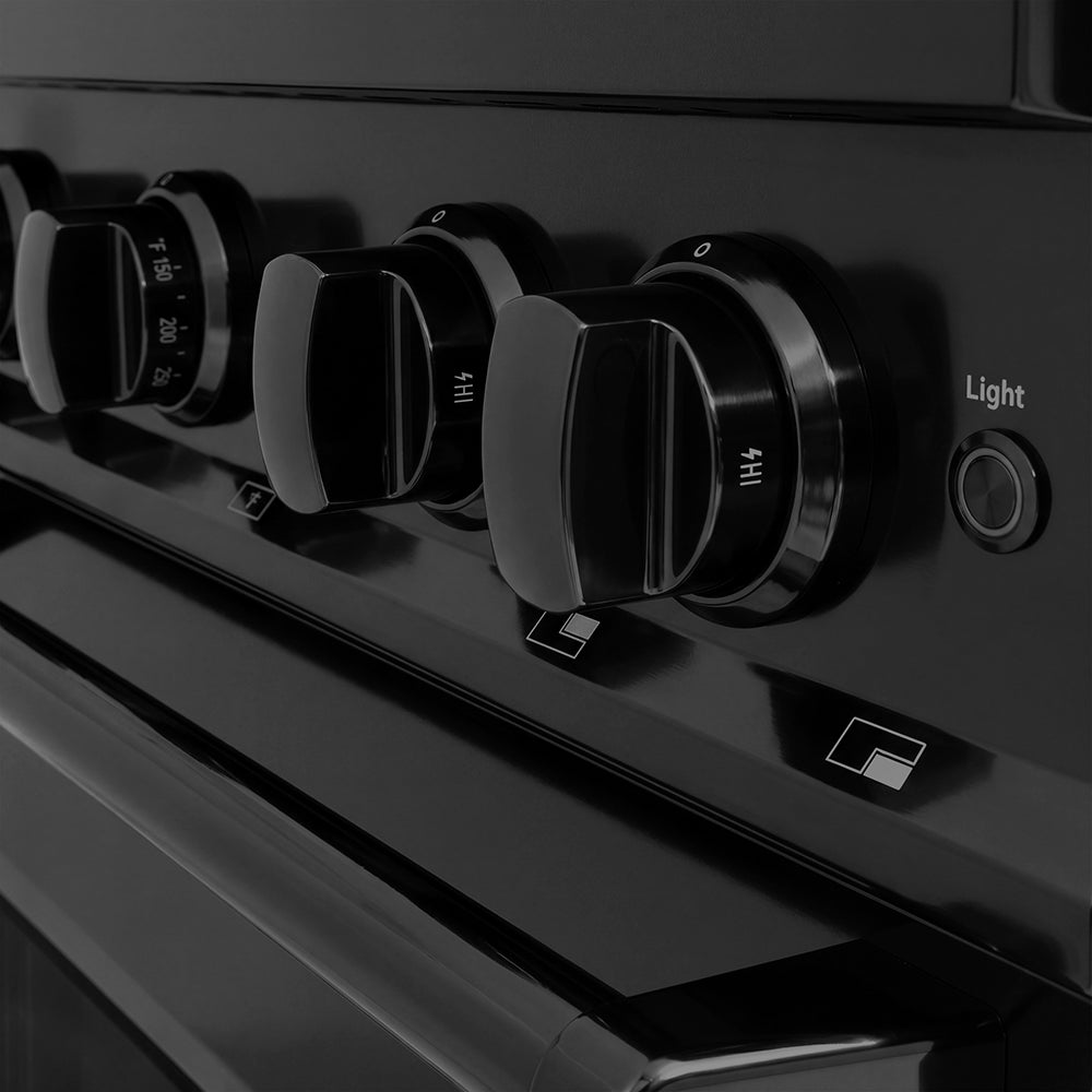 ZLINE 30 in. 4.2 cu. ft. Classic Gas Range with 4 Burner DuoPro™ Cooktop and Convection Gas Oven in Satin Stainless Steel (PCGRS-30)
