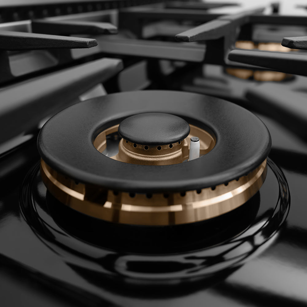 ZLINE 30 in. 4.2 cu. ft. Classic Gas Range with 4 Burner DuoPro™ Cooktop and Convection Gas Oven in Satin Stainless Steel (PCGRS-30)