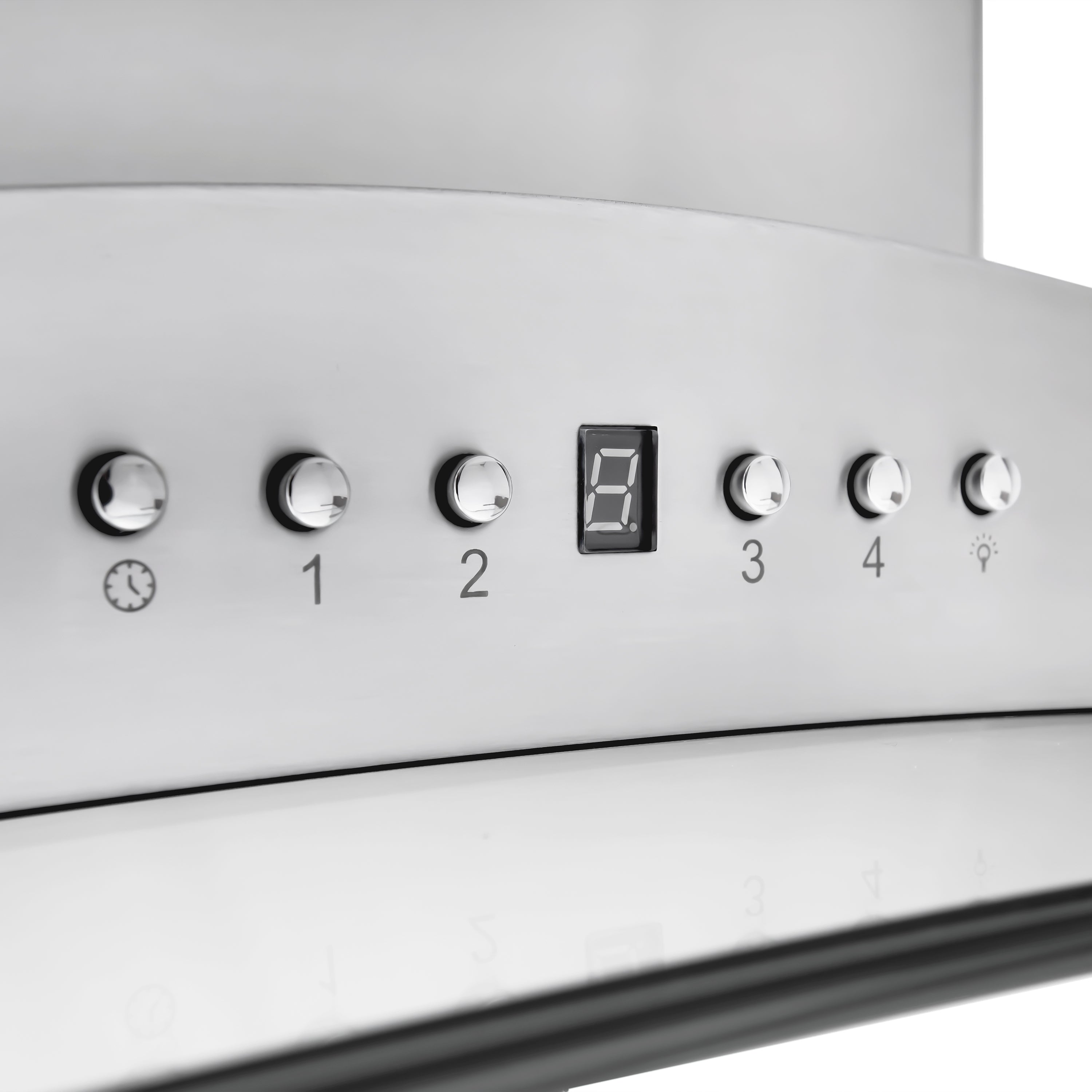 36" ZLINE CrownSoundâ¢Ducted Vent Island Mount Range Hood in Stainless Steel with Built-in Bluetooth Speakers (GL9iCRN-BT-36)
