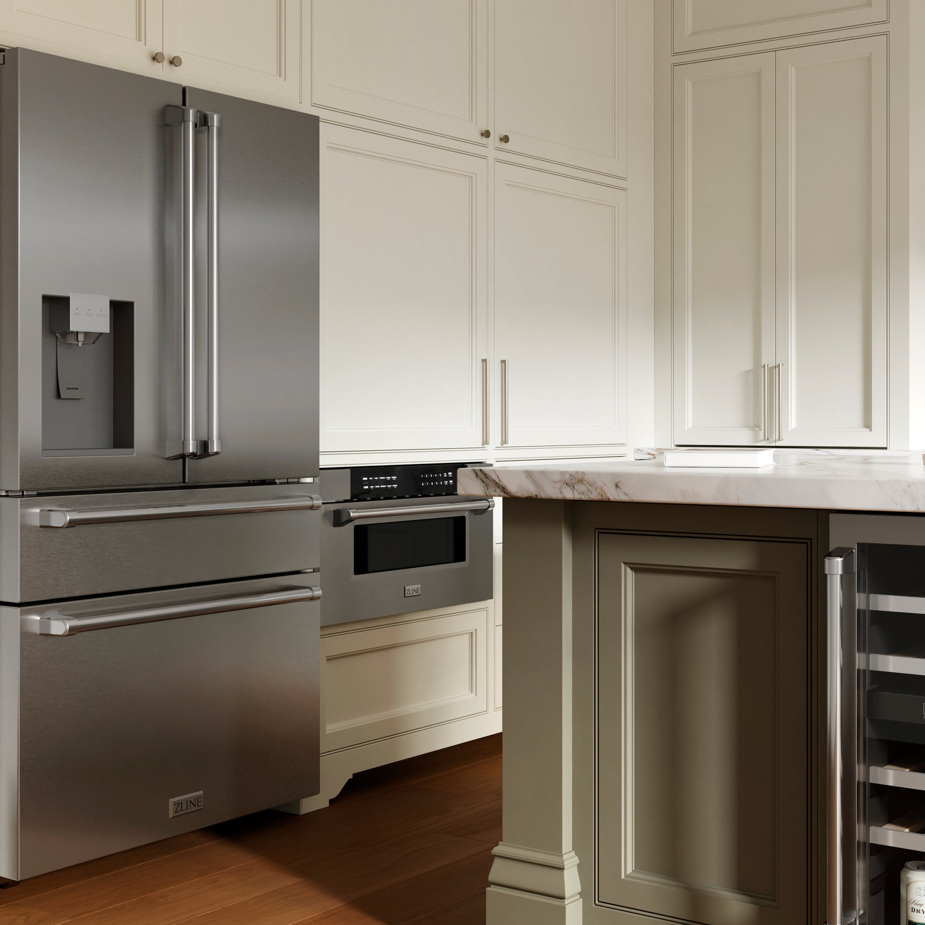ZLINE 30" 1.2 cu. ft. Built-In Microwave Drawer in Stainless Steel