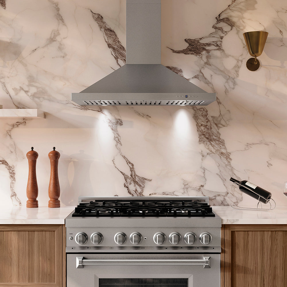 ZLINE 36 in. Convertible Vent Wall Mount Range Hood in Stainless Steel (KB-36)