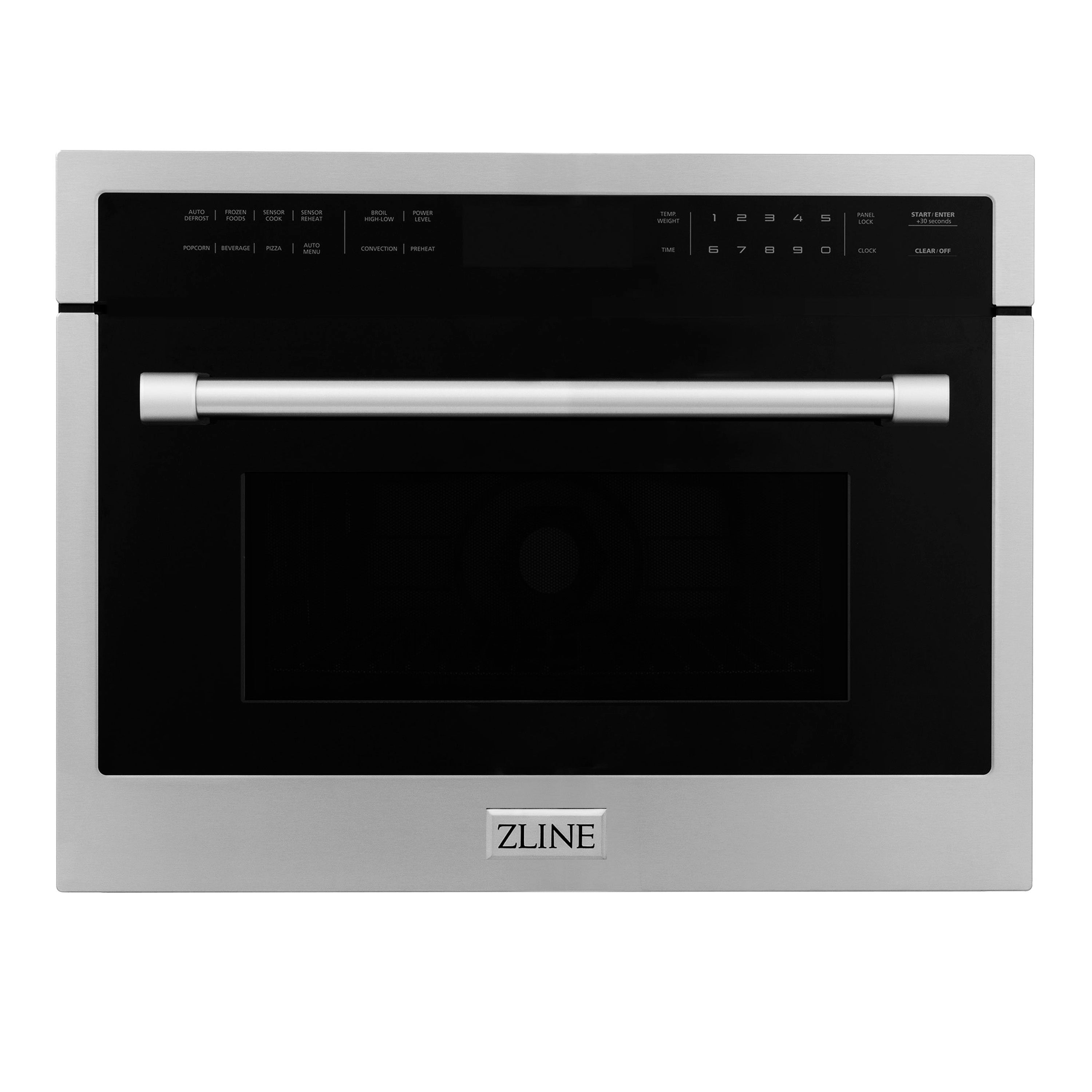 ZLINE 24" 1.6 cu ft. Built-in Convection Microwave Oven in Stainless Steel with Speed and Sensor Cooking