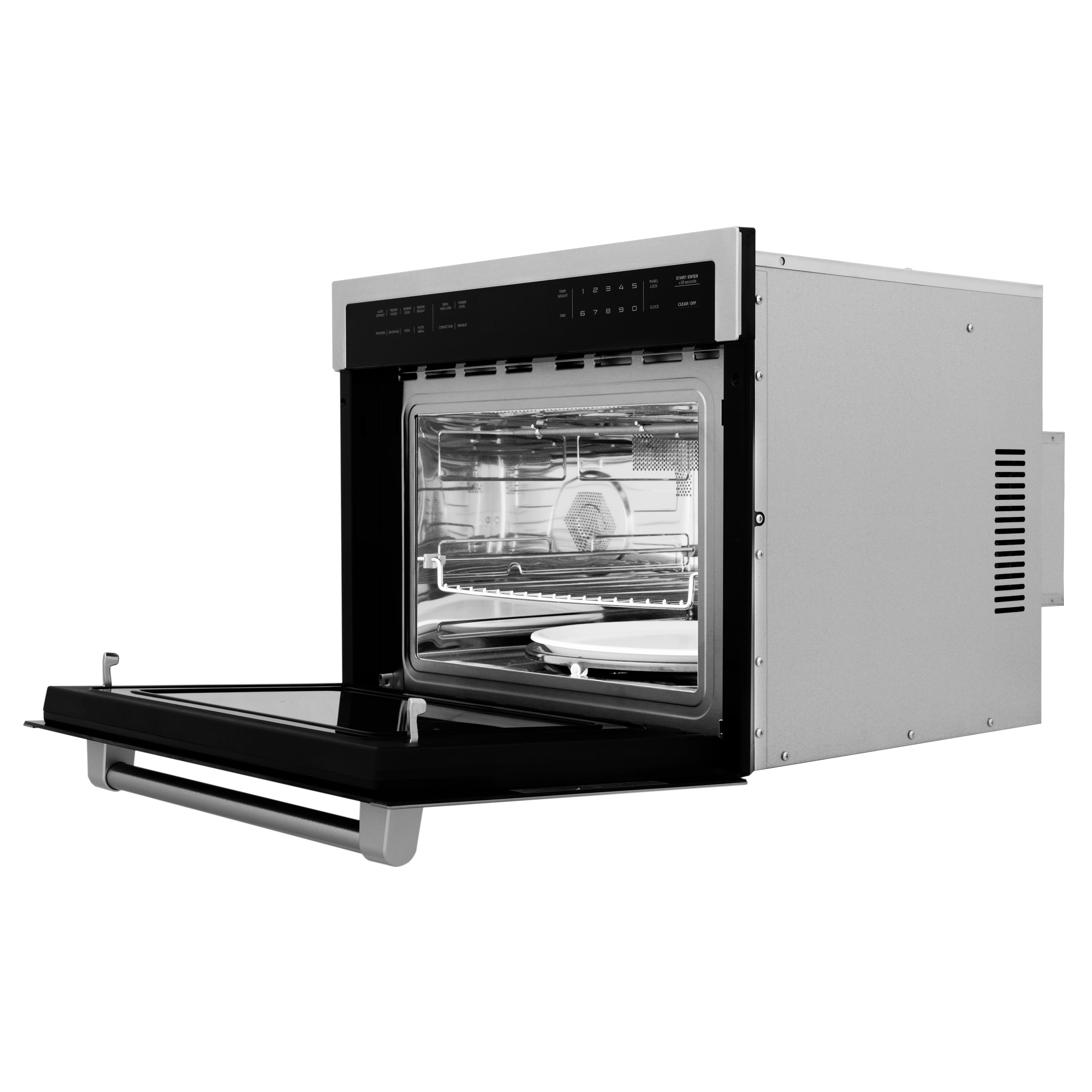 ZLINE 24" 1.6 cu ft. Built-in Convection Microwave Oven in Stainless Steel with Speed and Sensor Cooking