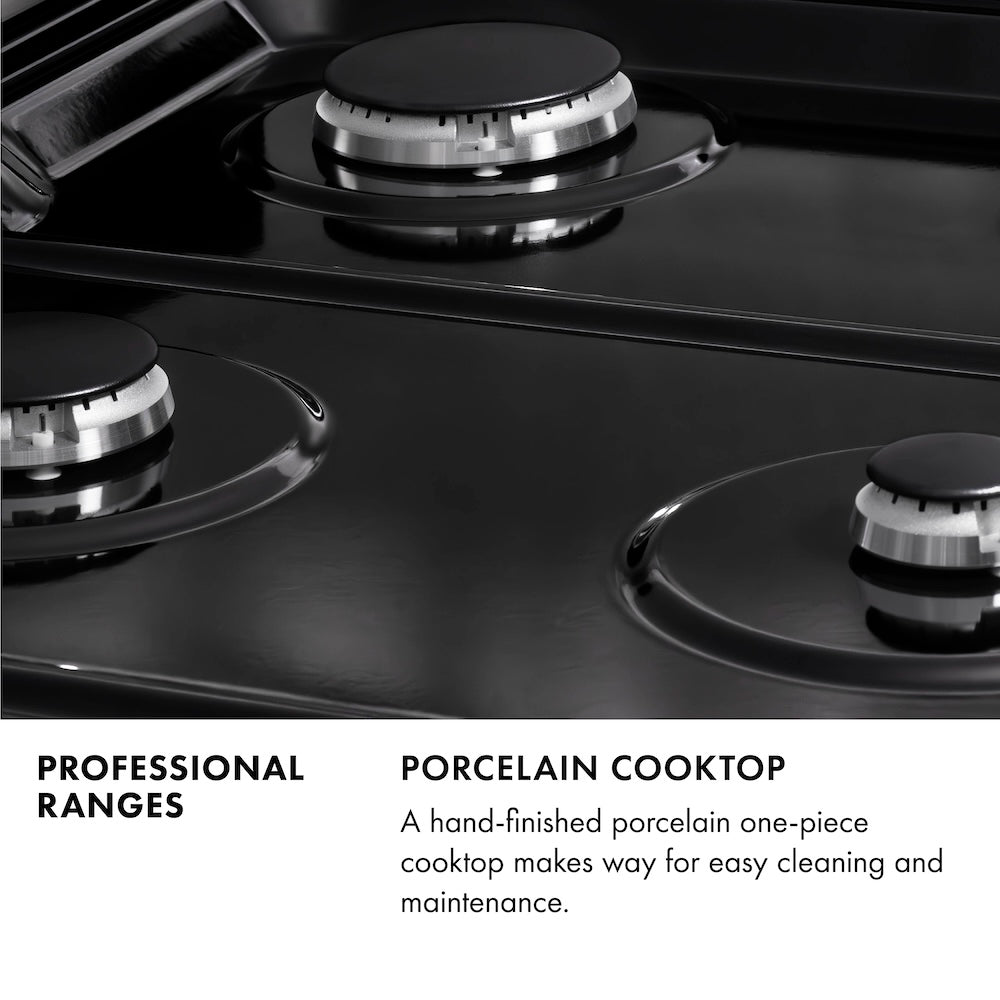 ZLINE Autograph Edition 48 in. 6.0 cu. ft. Legacy Dual Fuel Range with 7 Burner Gas Cooktop and 2 Electric Ovens in Stainless Steel and Champagne Bronze Accents (RAZ-48-CB)