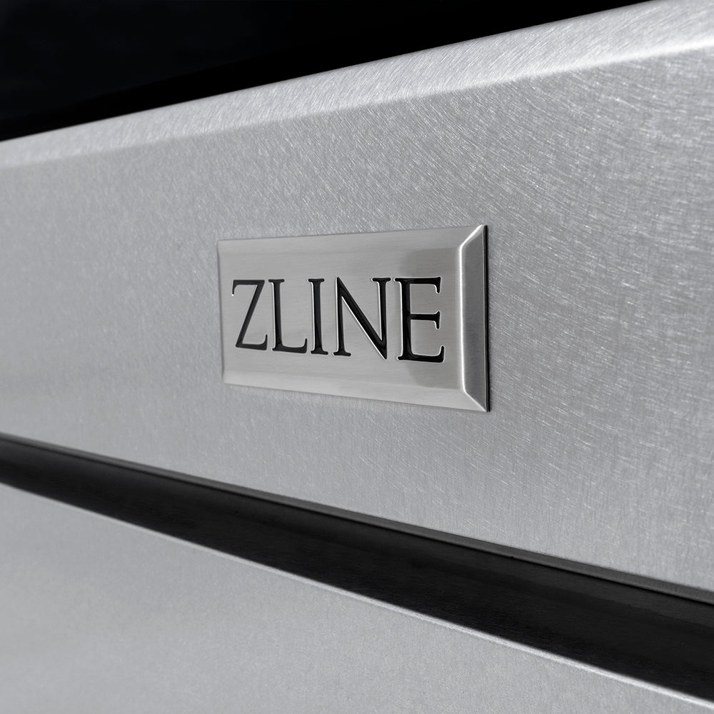 ZLINE Autograph Edition 36 in. 5.2 cu. ft. Paramount Gas Range with 6 Burner DuoPro™ Cooktop and Convection Gas Oven with White Matte Door and Matte Black Accents (PSGRZ-WM-36-MB)